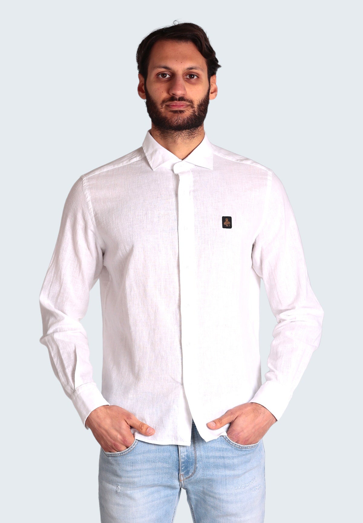 Camicia A Maniche Lunghe C10000 Bianco Ottico