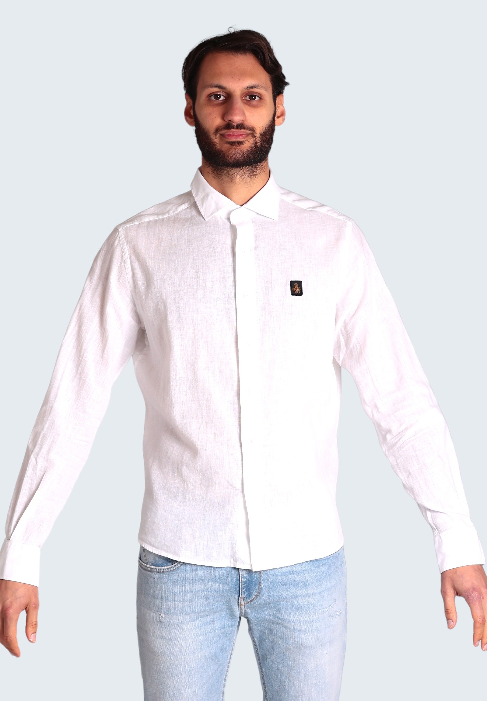 Camicia A Maniche Lunghe C10000 Bianco Ottico