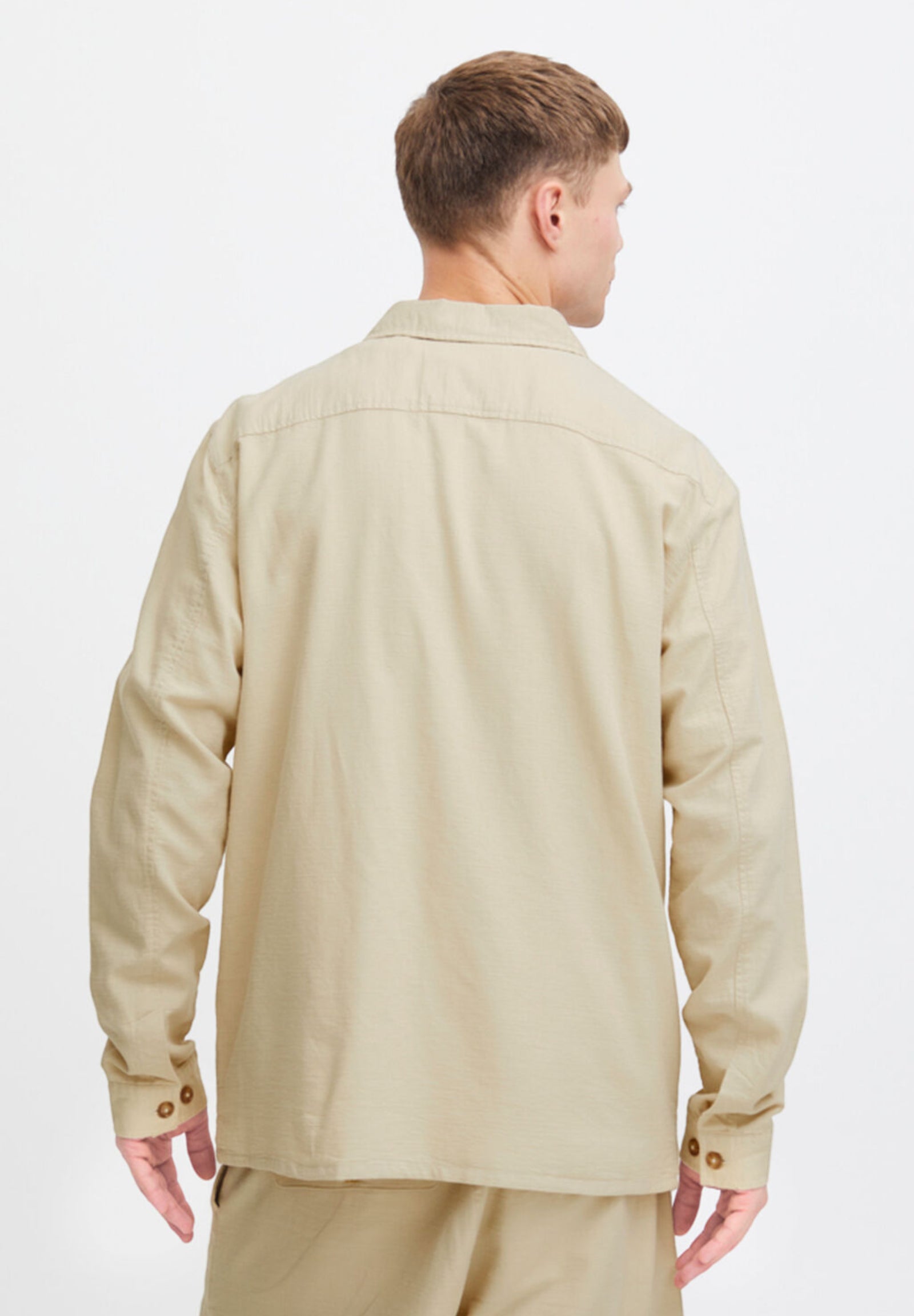 Camicia Overshirt 21108205 Oatmeal