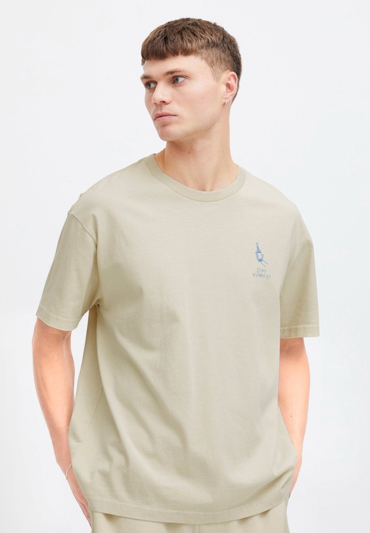 T-Shirt A Maniche Corte 21108240 Oatmeal