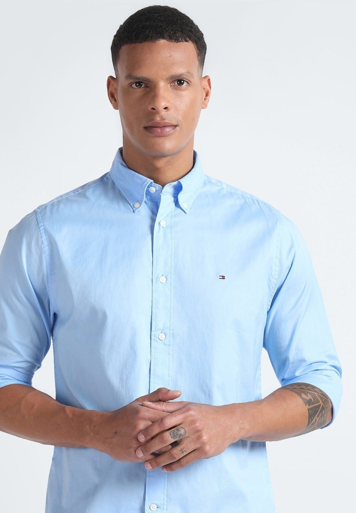 Camicia A Maniche Lunghe Mw0mw30934 Vessel Blue