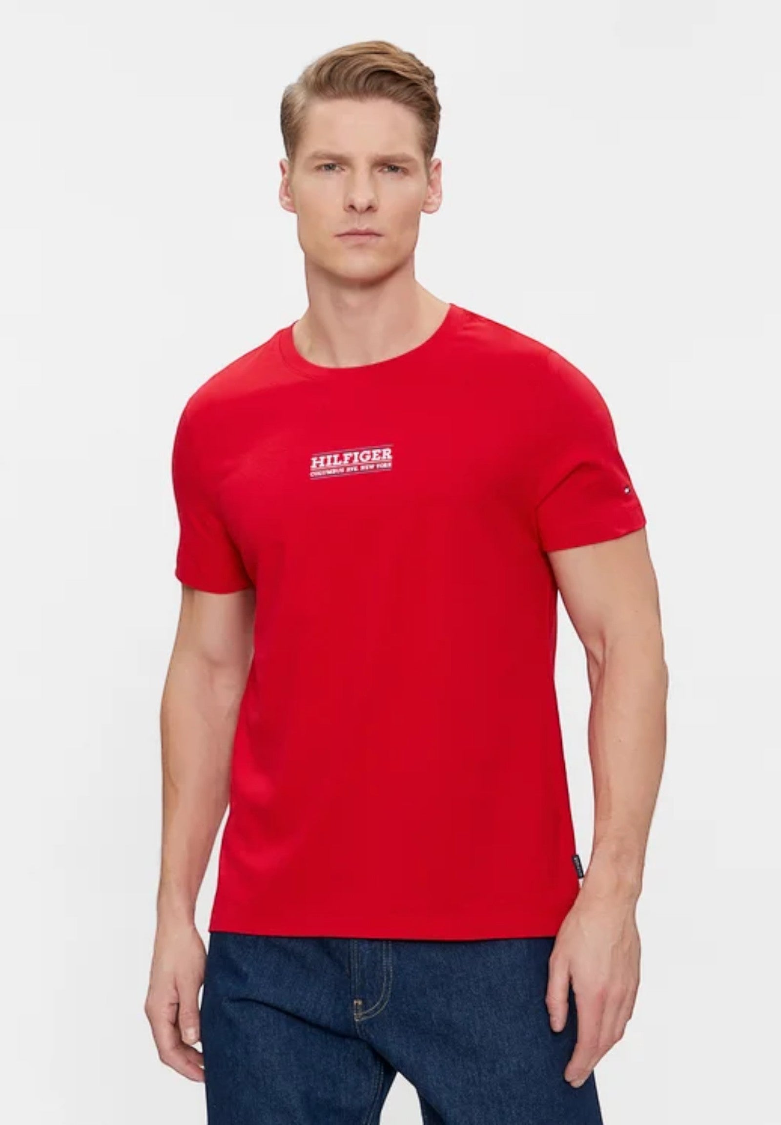 Tommy Hilfiger T-Shirt* Mw0mw34387 Primary Red