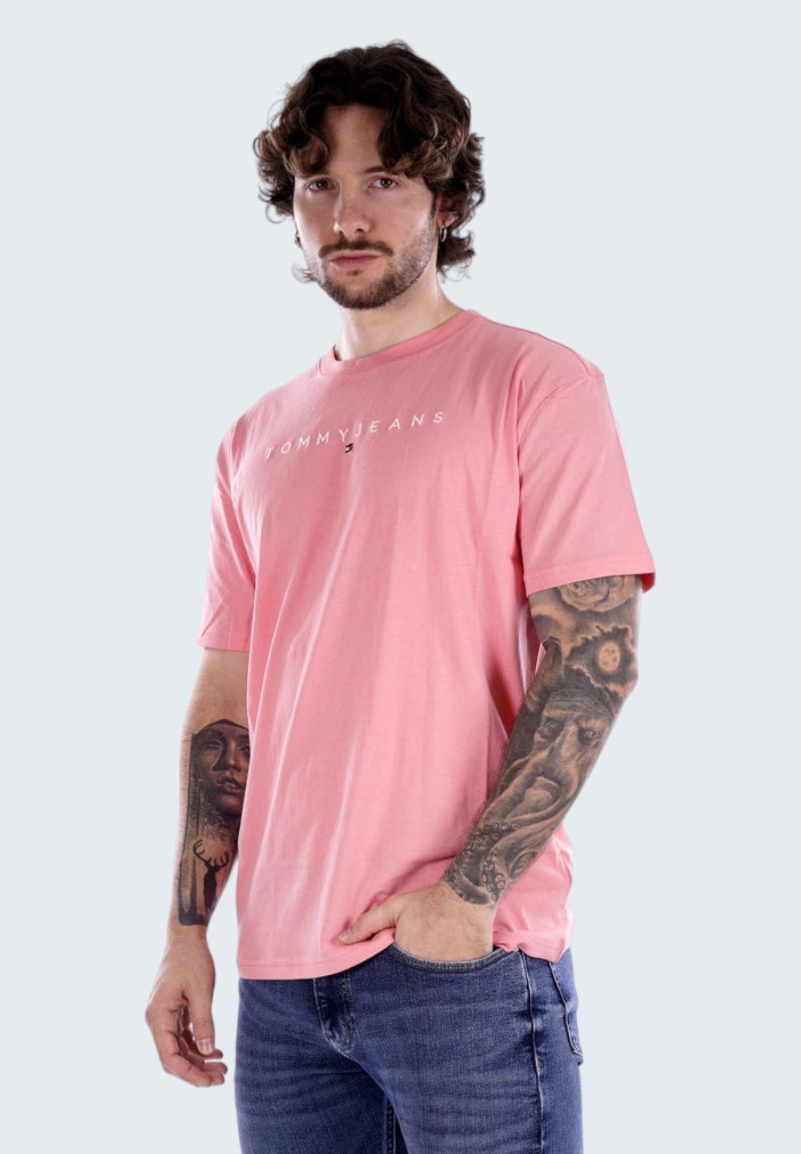 Tommy Jeans T-Shirt* Dm0dm17993 Tickled Pink