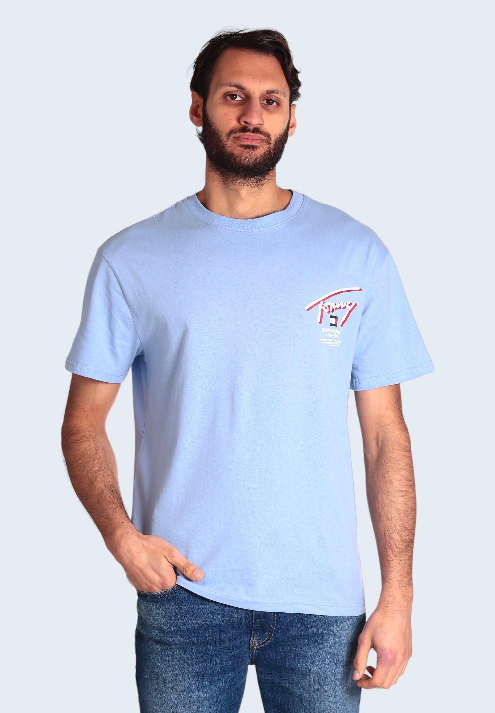 Tommy Jeans T-Shirt* Dm0dm18574 Moderate Blue