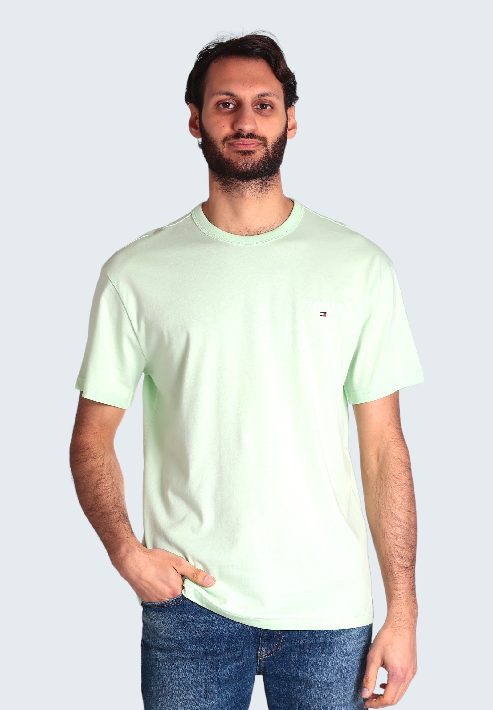 Tommy Jeans T-Shirt* Dm0dm18872 Opal Green