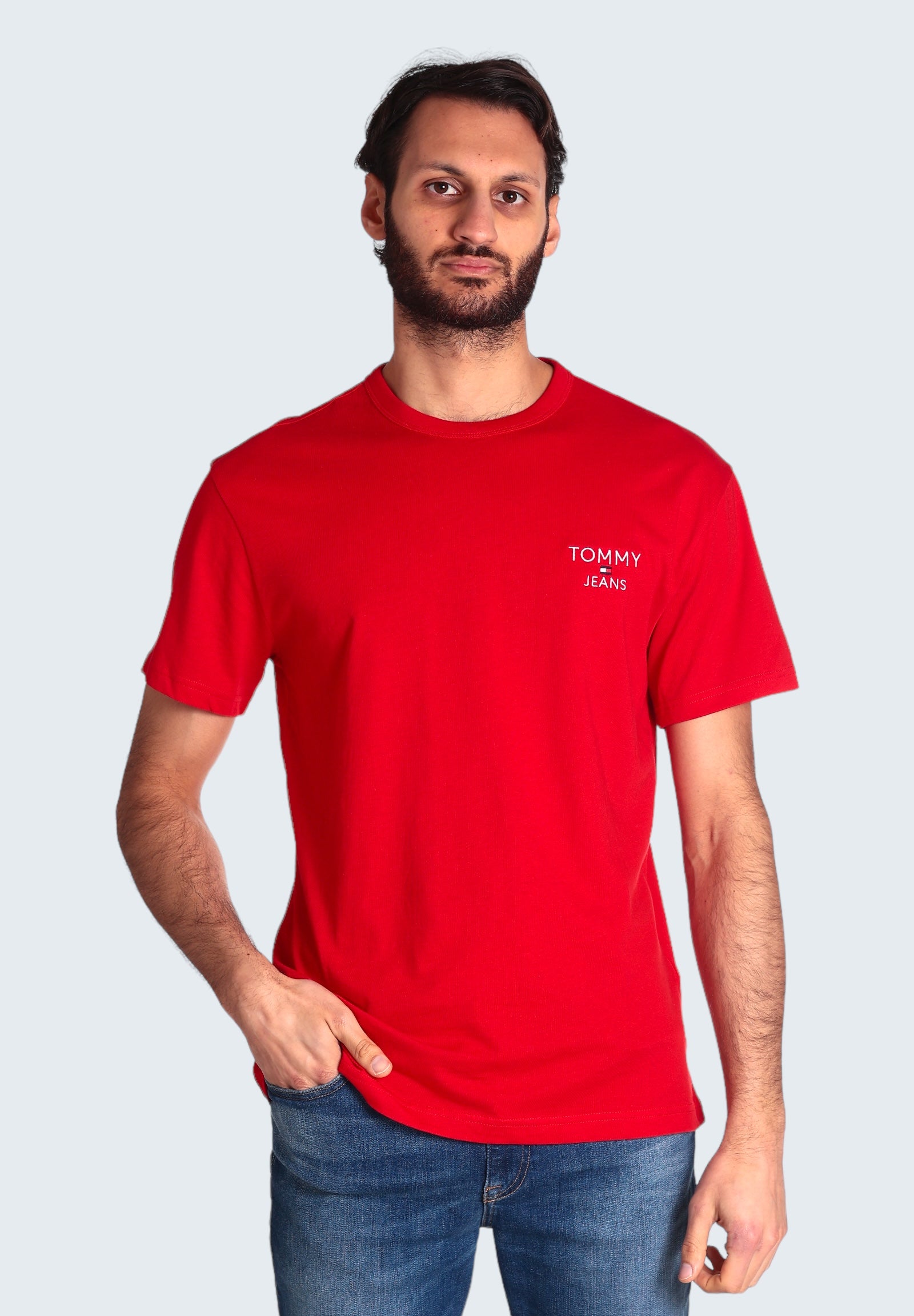Tommy Jeans T-Shirt* Dm0dm18872 Deep Crimson
