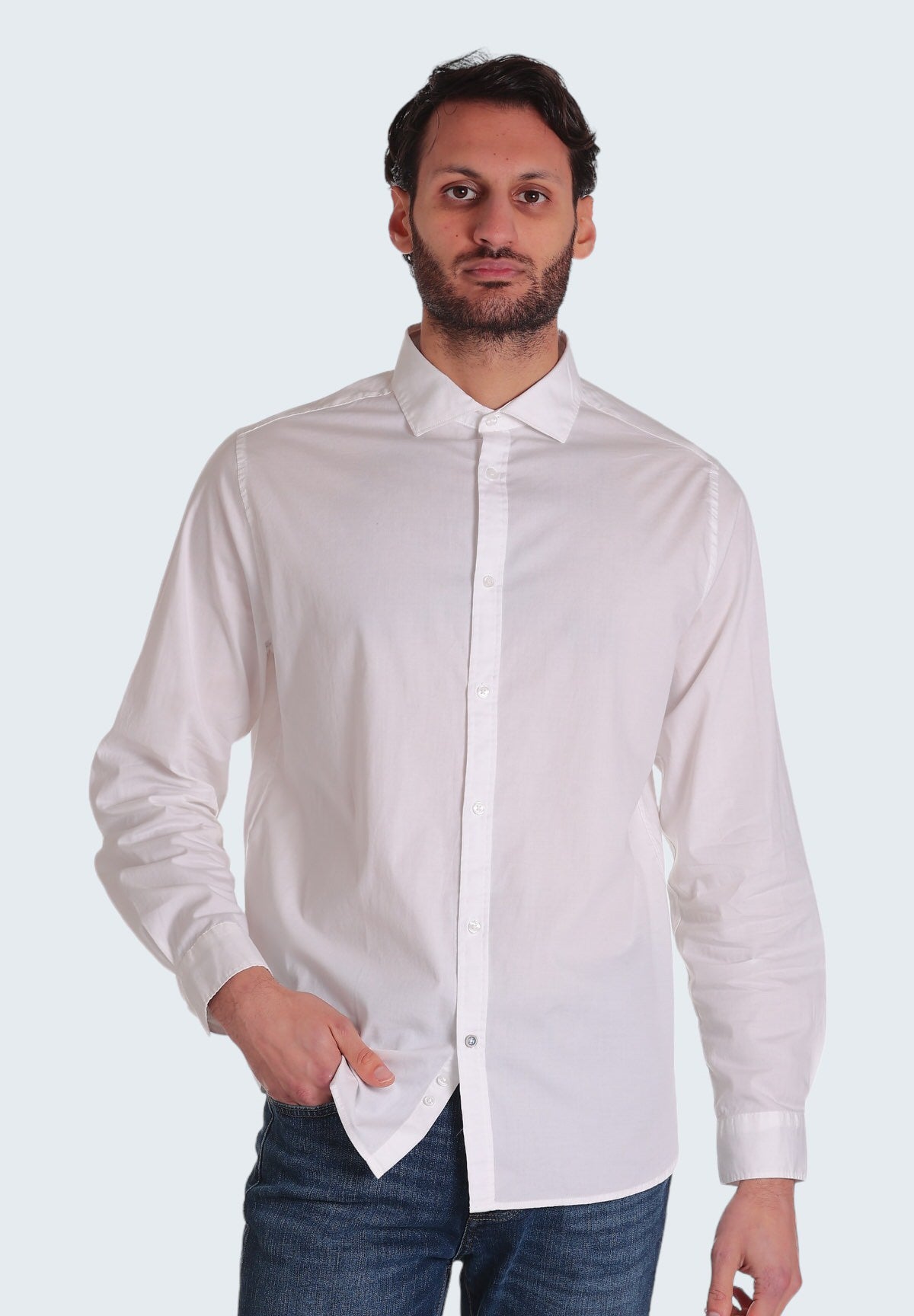 Camicia A Maniche Lunghe 2614900 White