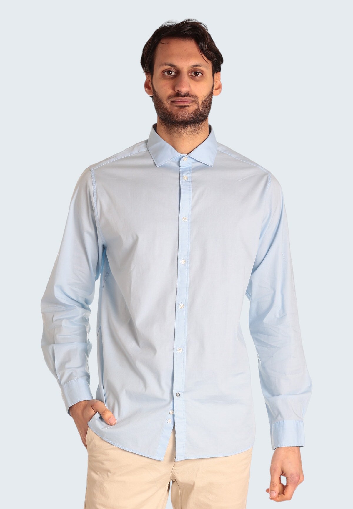 Camicia A Maniche Lunghe 2614900 Cielo