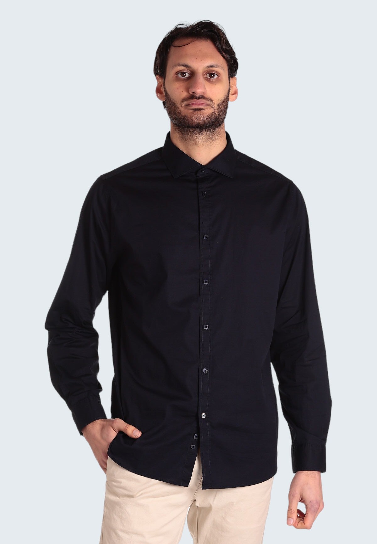 Camicia A Maniche Lunghe 2614900 Navy