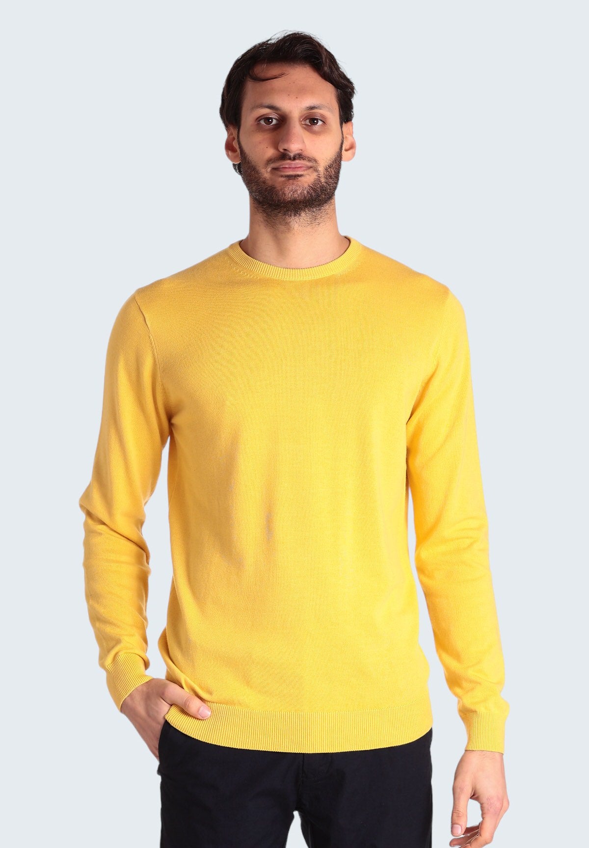 Maglione Girocollo 3700900 Ocra