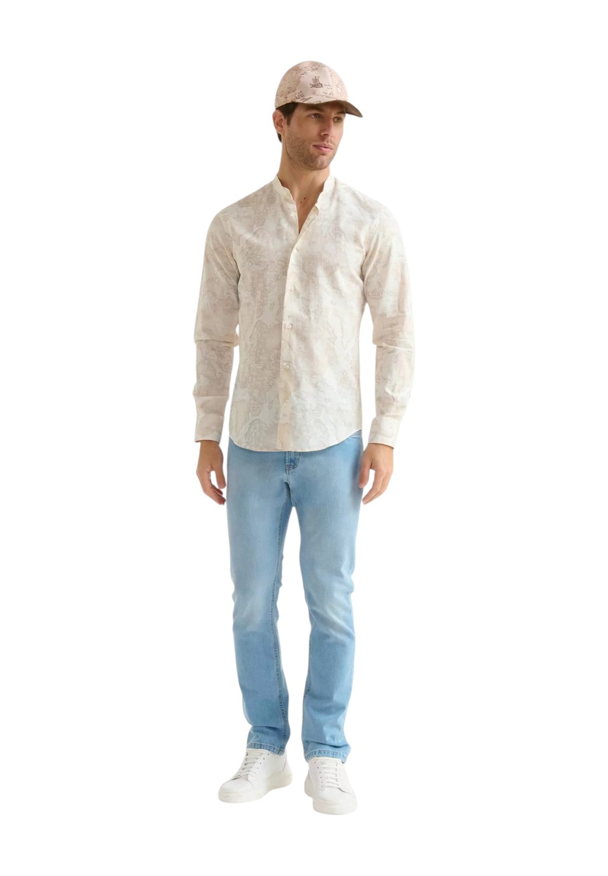 Camicia A Maniche Lunghe 1331 Bianco Latte