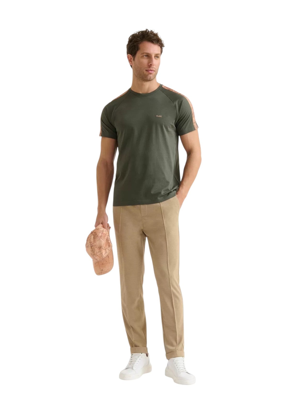 T-Shirt A Maniche Corte 2819 Verde Militare Scuro