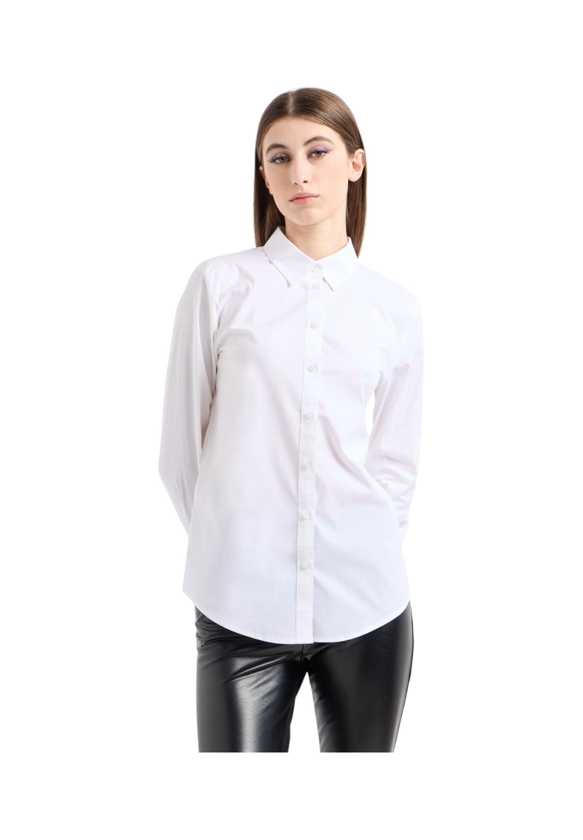 Camicia A Maniche Lunghe 8nyc04 Optic White