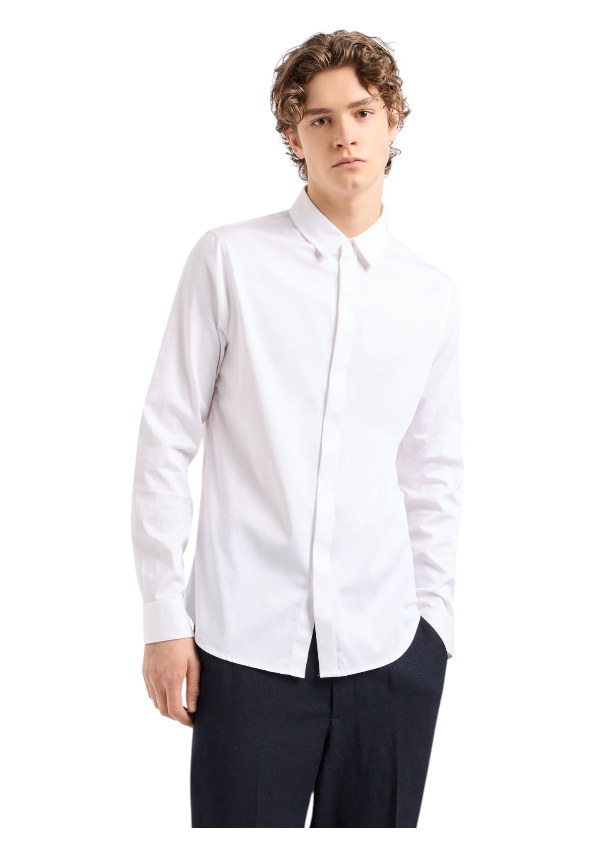 Camicia A Maniche Lunghe 8nzcbd White, White