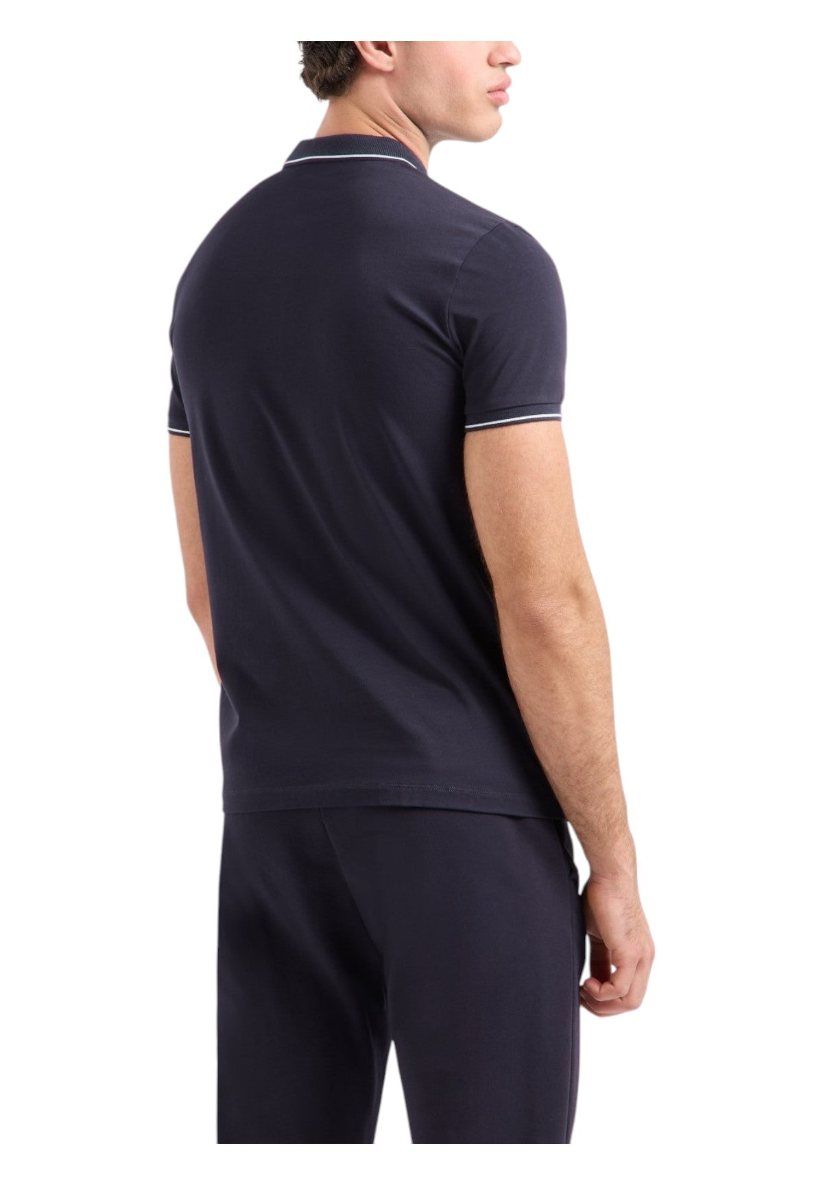 Polo Piqué 8nzf71 Navy