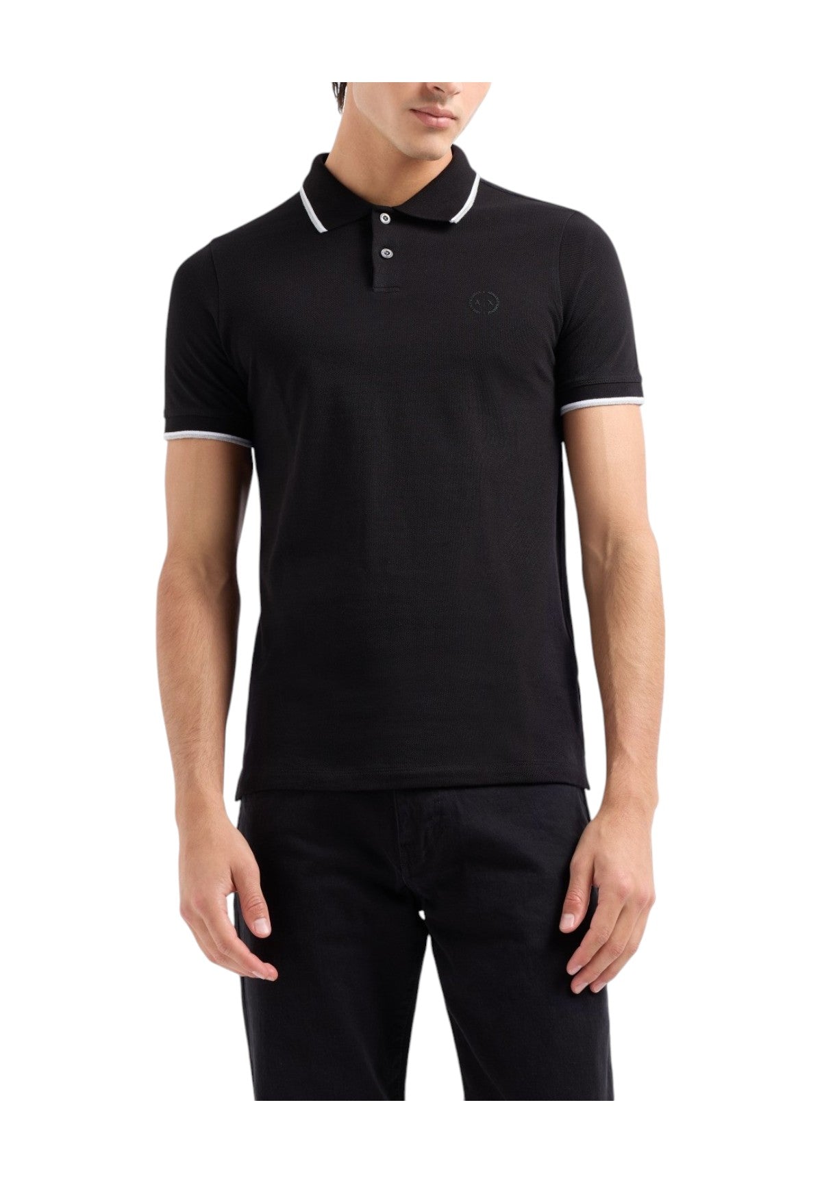 Polo Piqué 8nzf75 Black