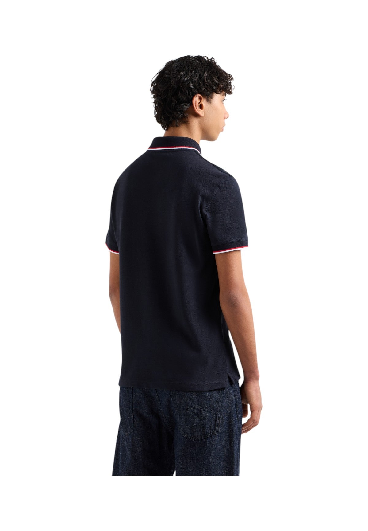 Polo Piqué 8nzf75 Navy