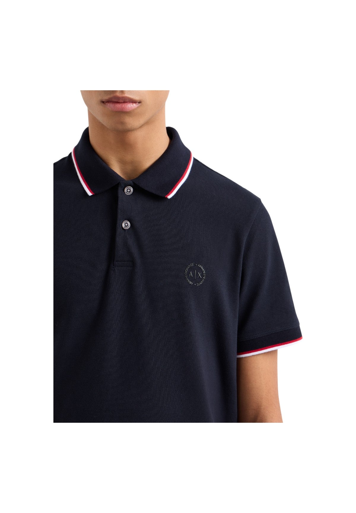 Polo Piqué 8nzf75 Navy