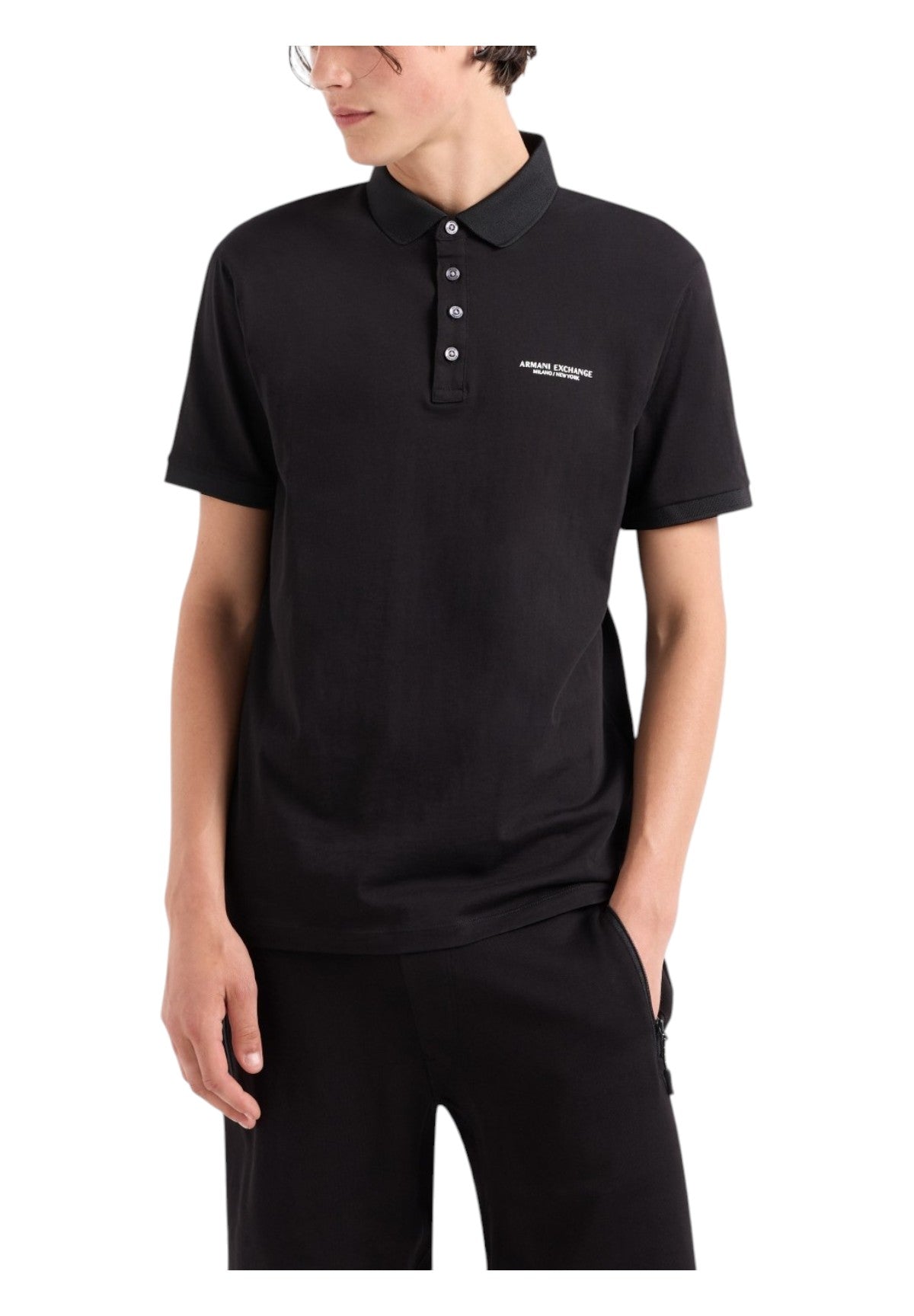 Polo Jersey 8nzf80 Black