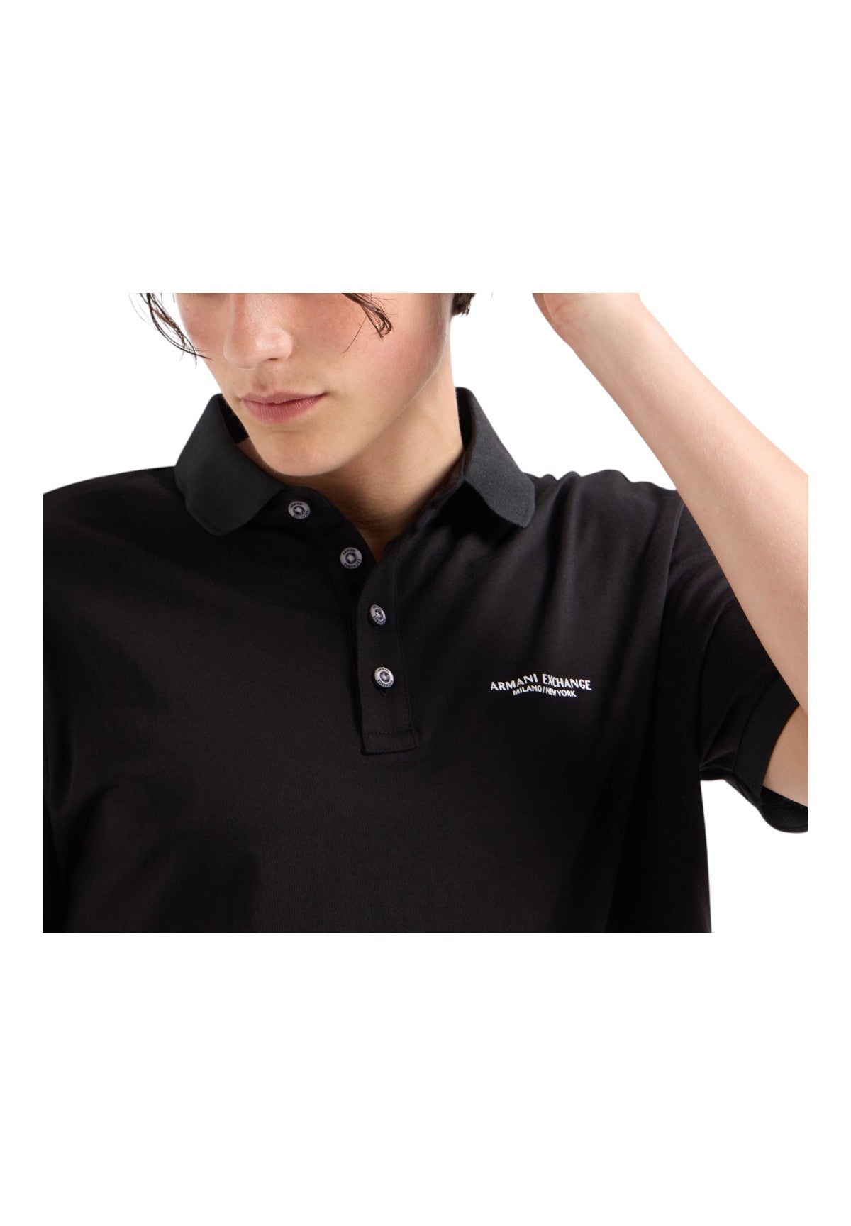 Polo Jersey 8nzf80 Black