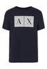 Armani Exchange T-Shirt A Maniche Corte 8nztck Navy