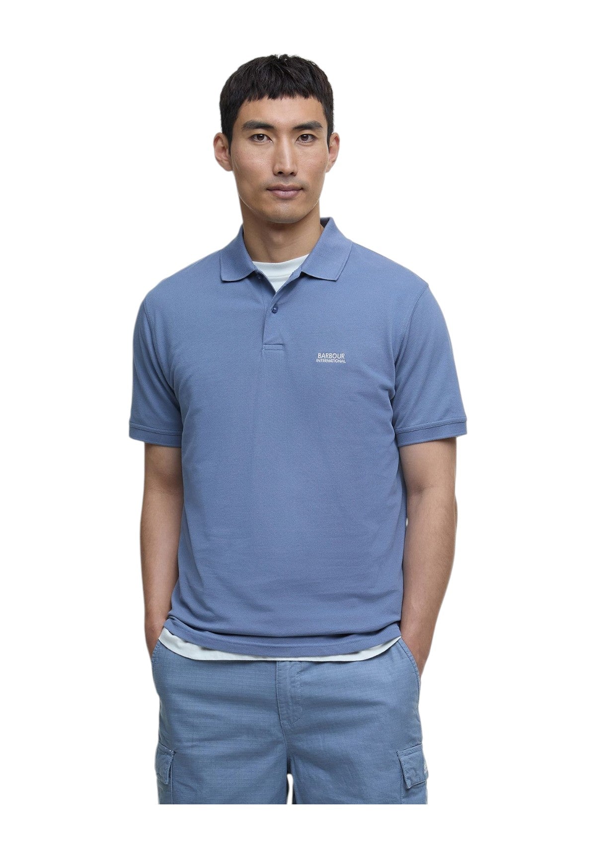 Polo Piqué Mml1467 Washed Blue