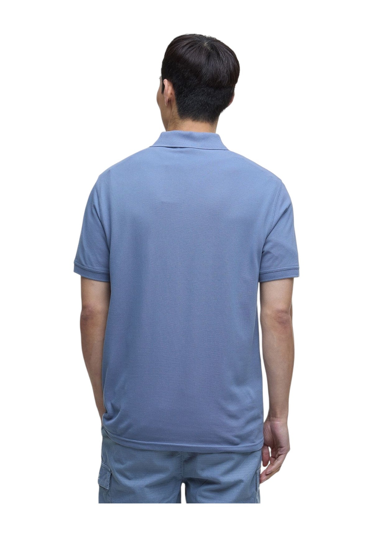 Polo Piqué Mml1467 Washed Blue