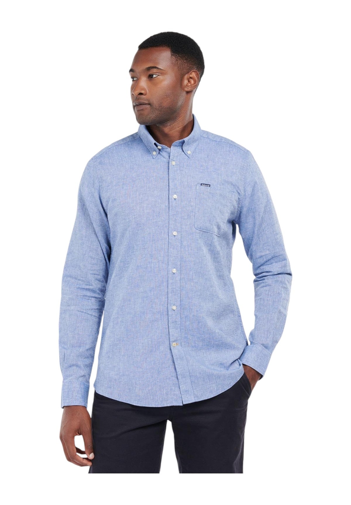 Camicia A Maniche Lunghe Msh5090 Blue