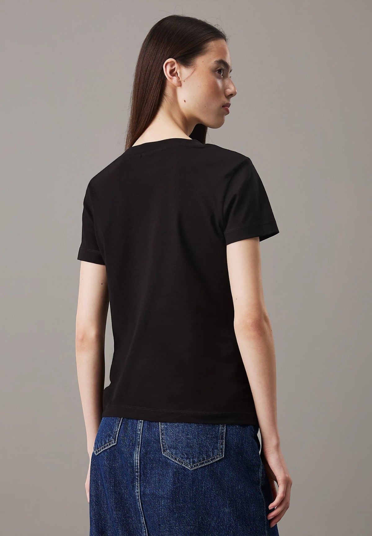 T-shirt a Maniche Corte Monologo Slim Tee J20J223563 CK Black