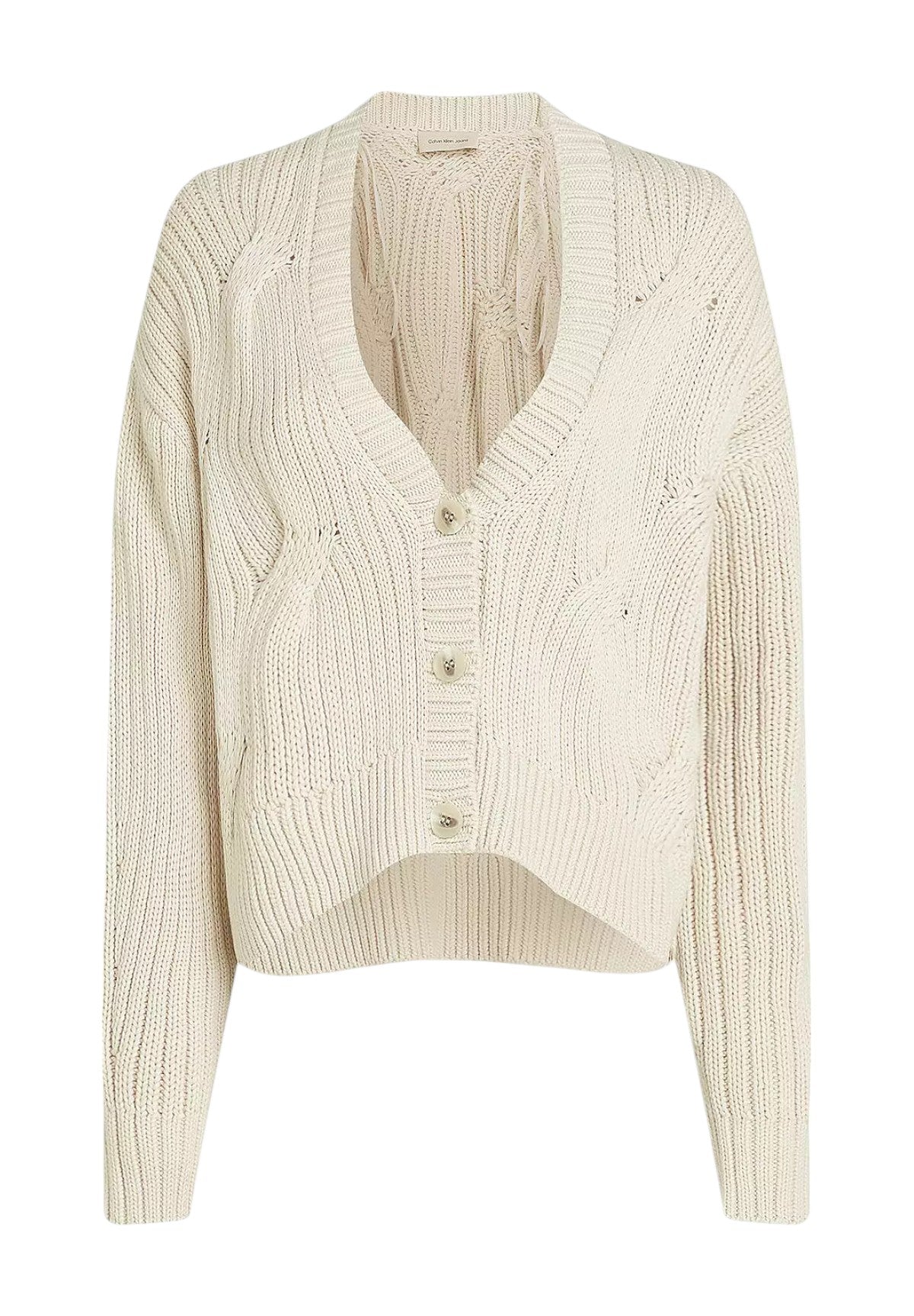 Cardigan Cable Knit Sweater C J20J224809 Moonbeam