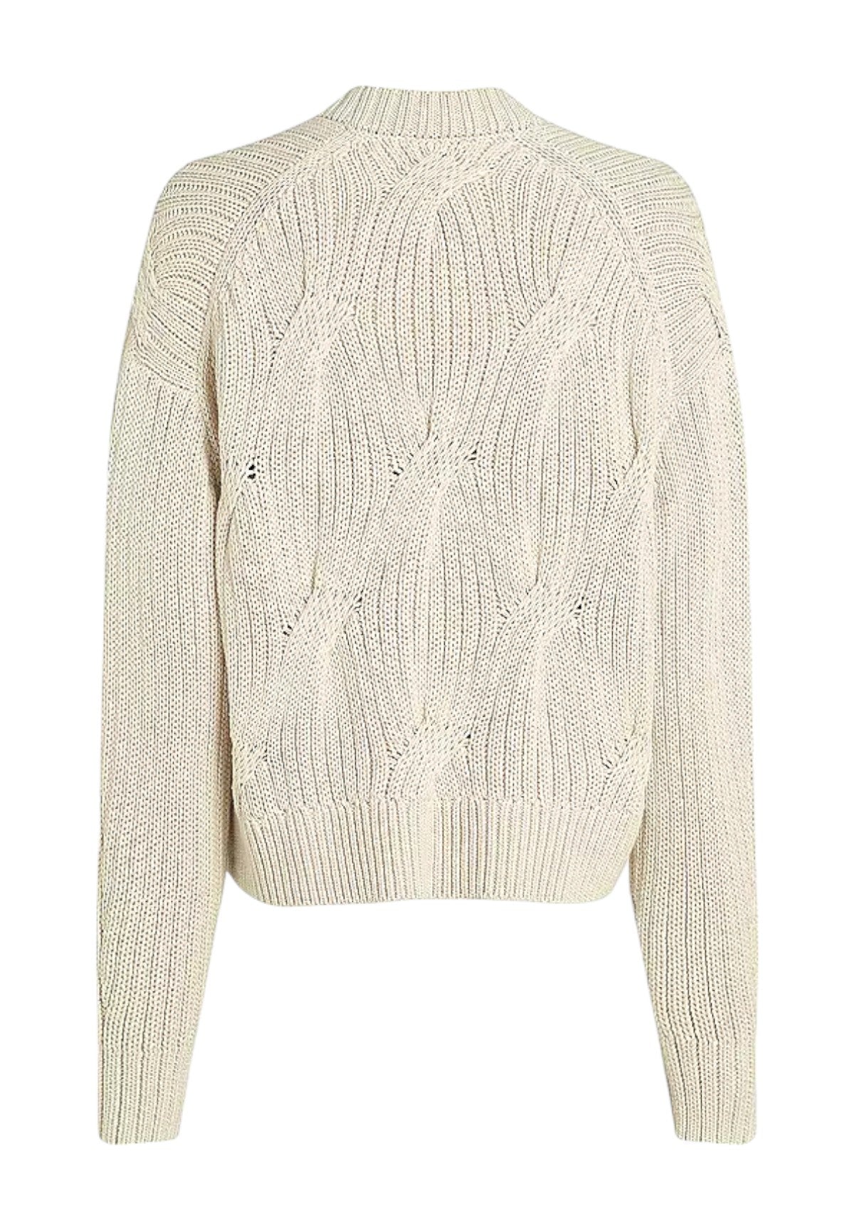 Cardigan Cable Knit Sweater C J20J224809 Moonbeam