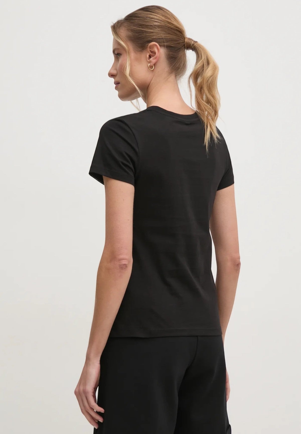 T-shirt con Stampa Institutional Graphi J20J224990 CK Black