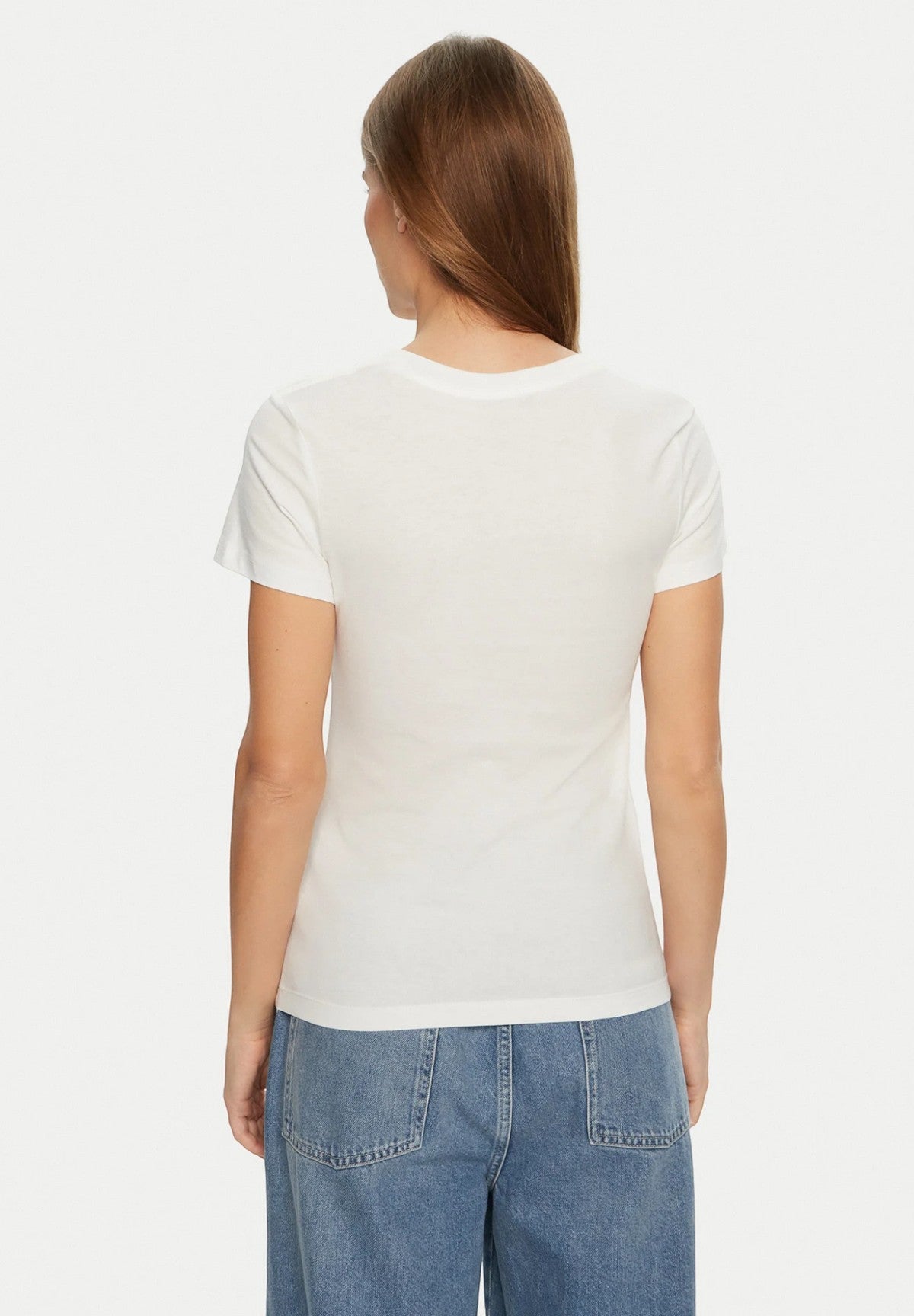 T-shirt con Stampa Institutional Graphi J20J224990 Bright White