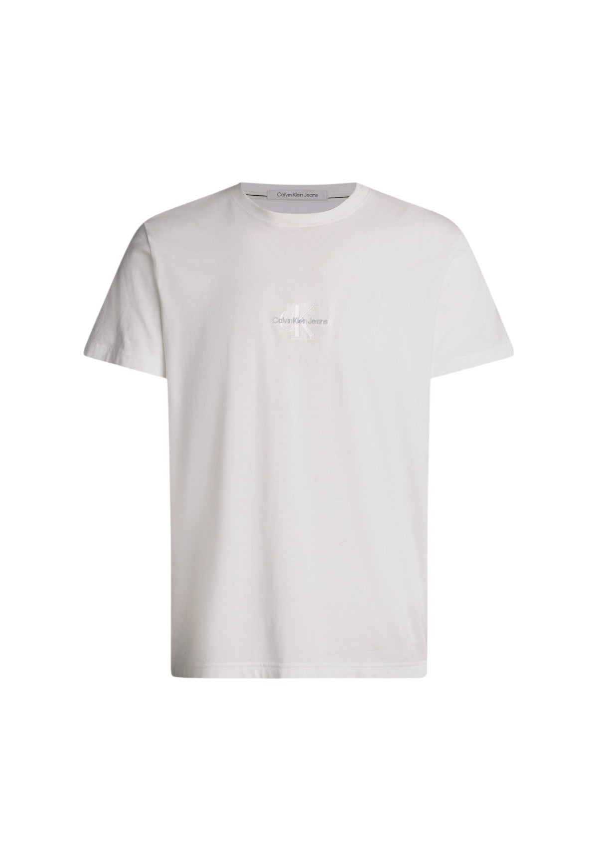 T-shirt a Maniche Corte Monologo Tee J30J325649 Ivory