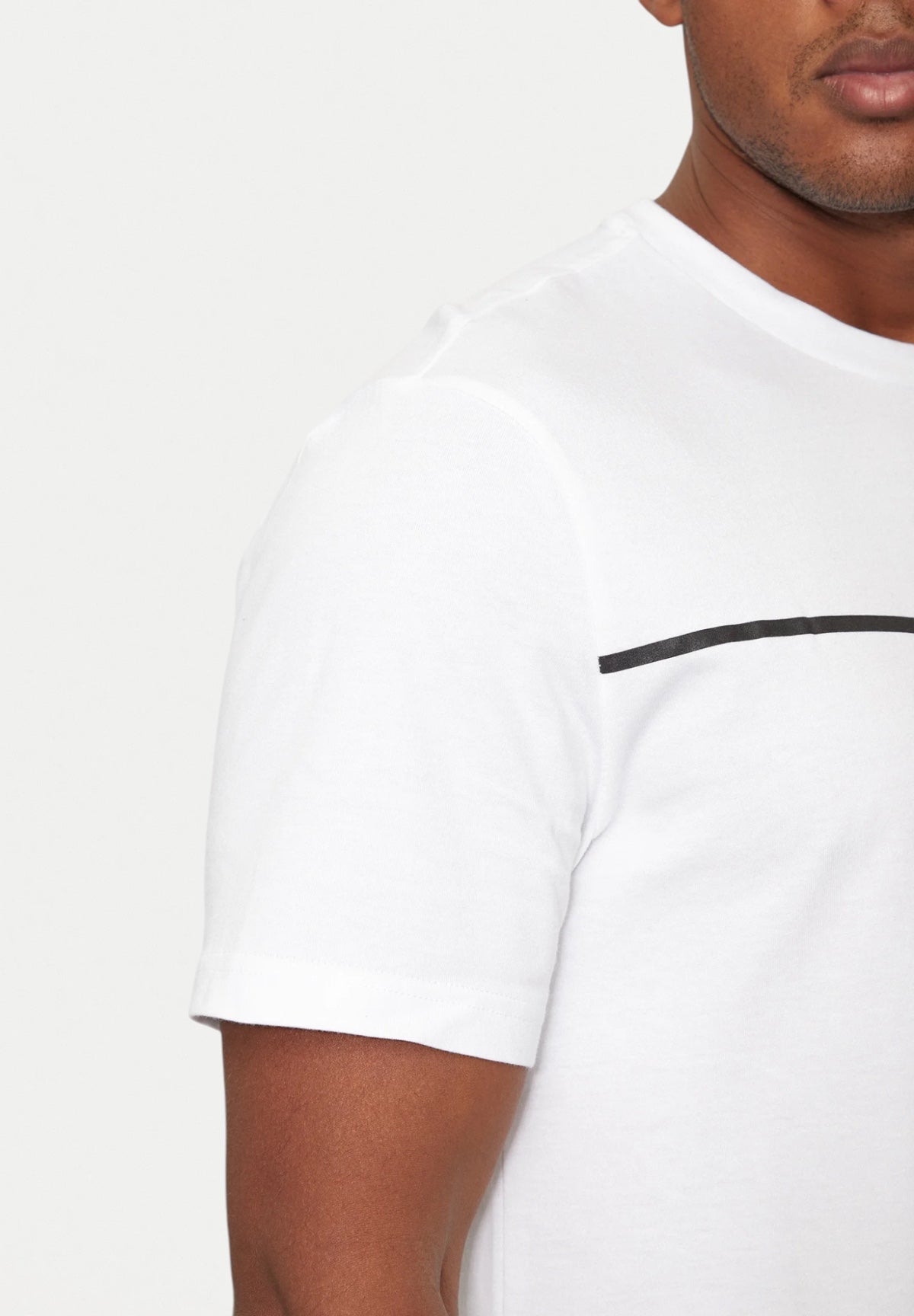 T-shirt con Stampa Split Line Logo T-Sh K10K113802 Bright White