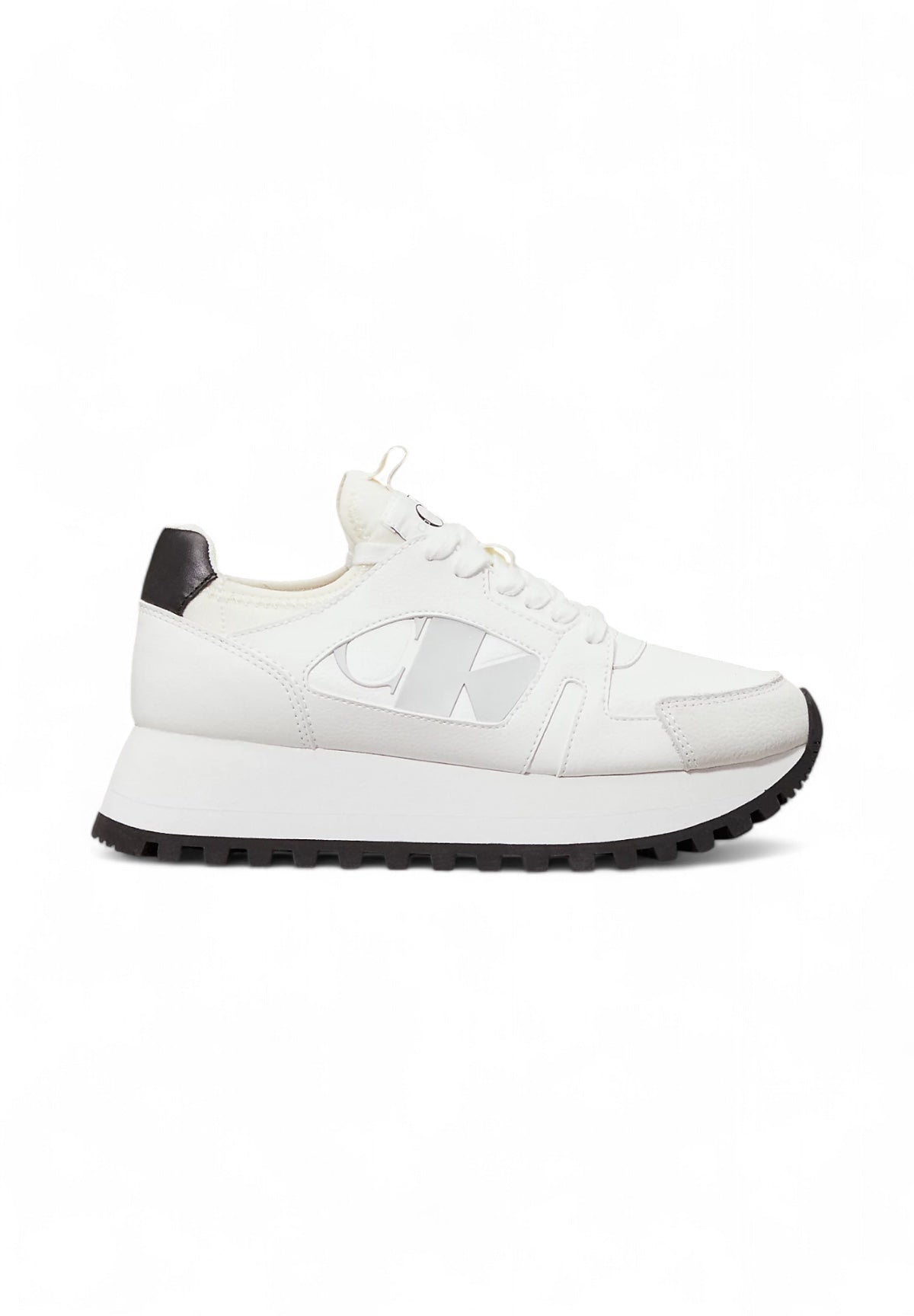 Sneakers Runner Low Laceup Mi YW0YW01642 Bright White, Black