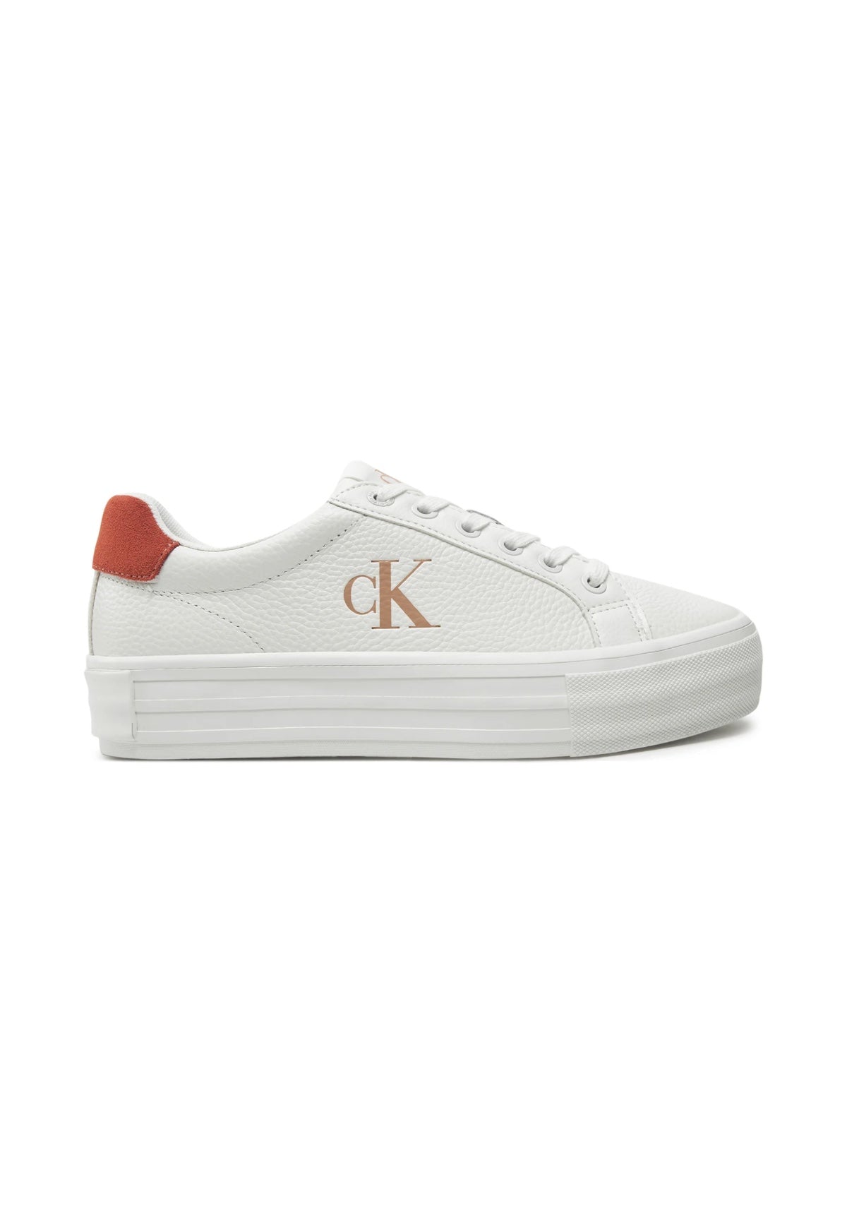 Sneakers Bold Vulc Flatf Low YW0YW01669 Bright White, Tuscany