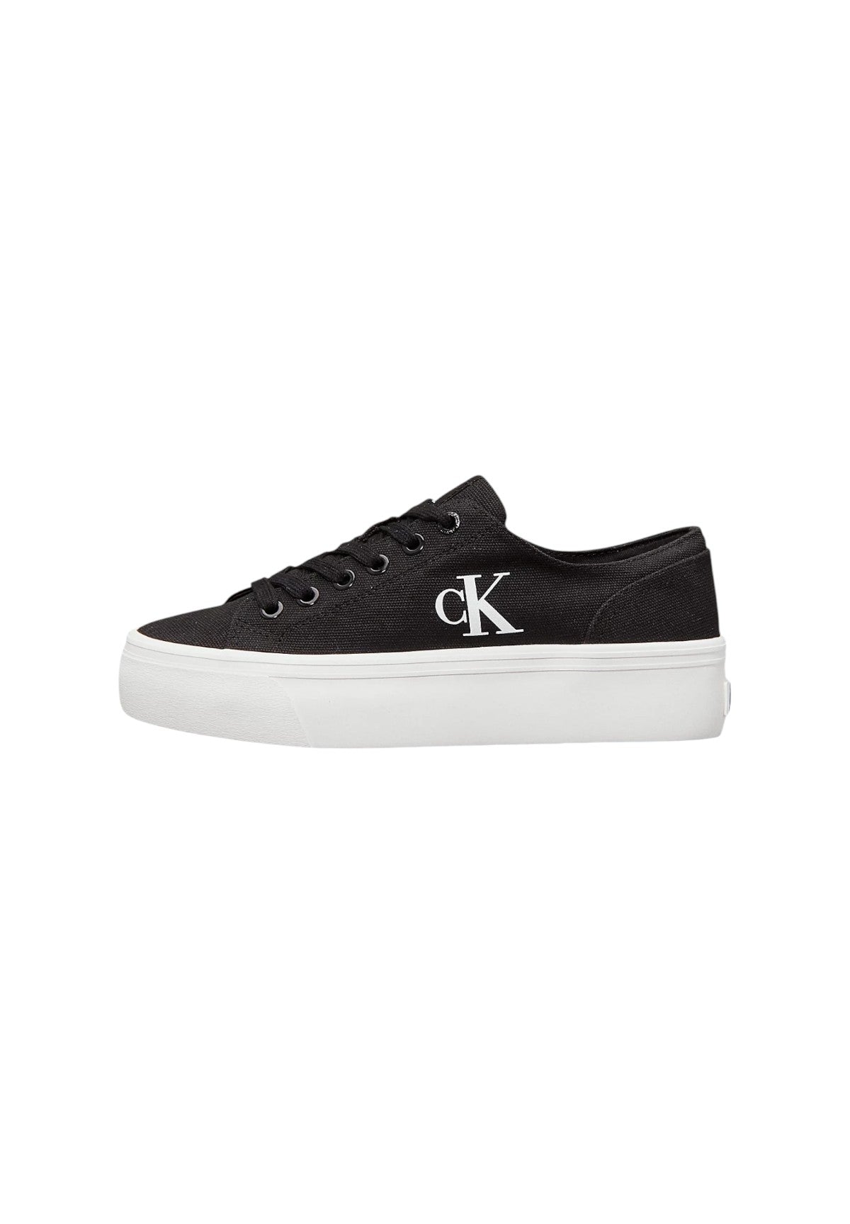 Sneakers Vulc Flatform Low Cv YW0YW01763 Black, Bright White