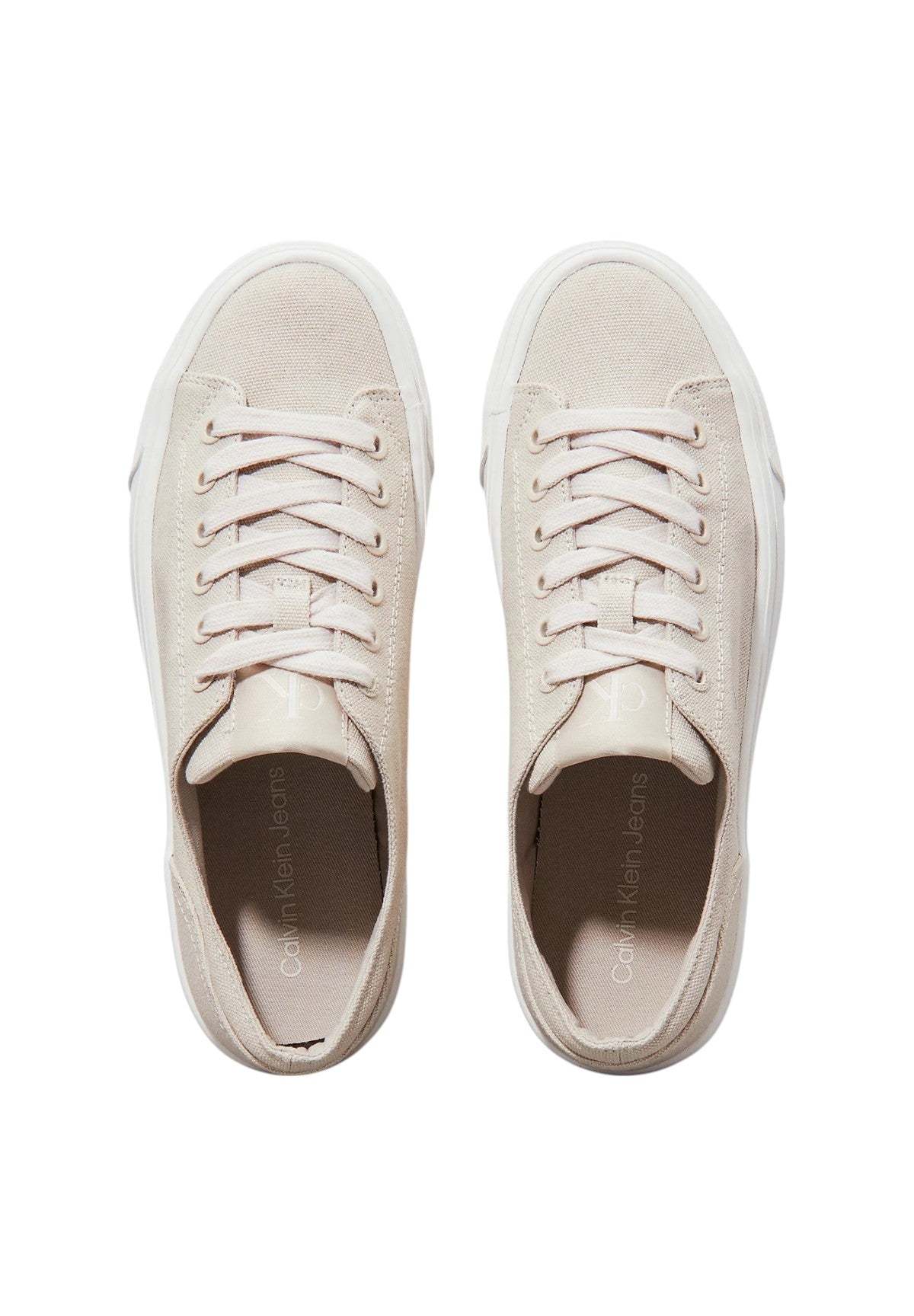 Sneakers Vulc Flatform Low Cv YW0YW01763 Eggshell, Creamy White