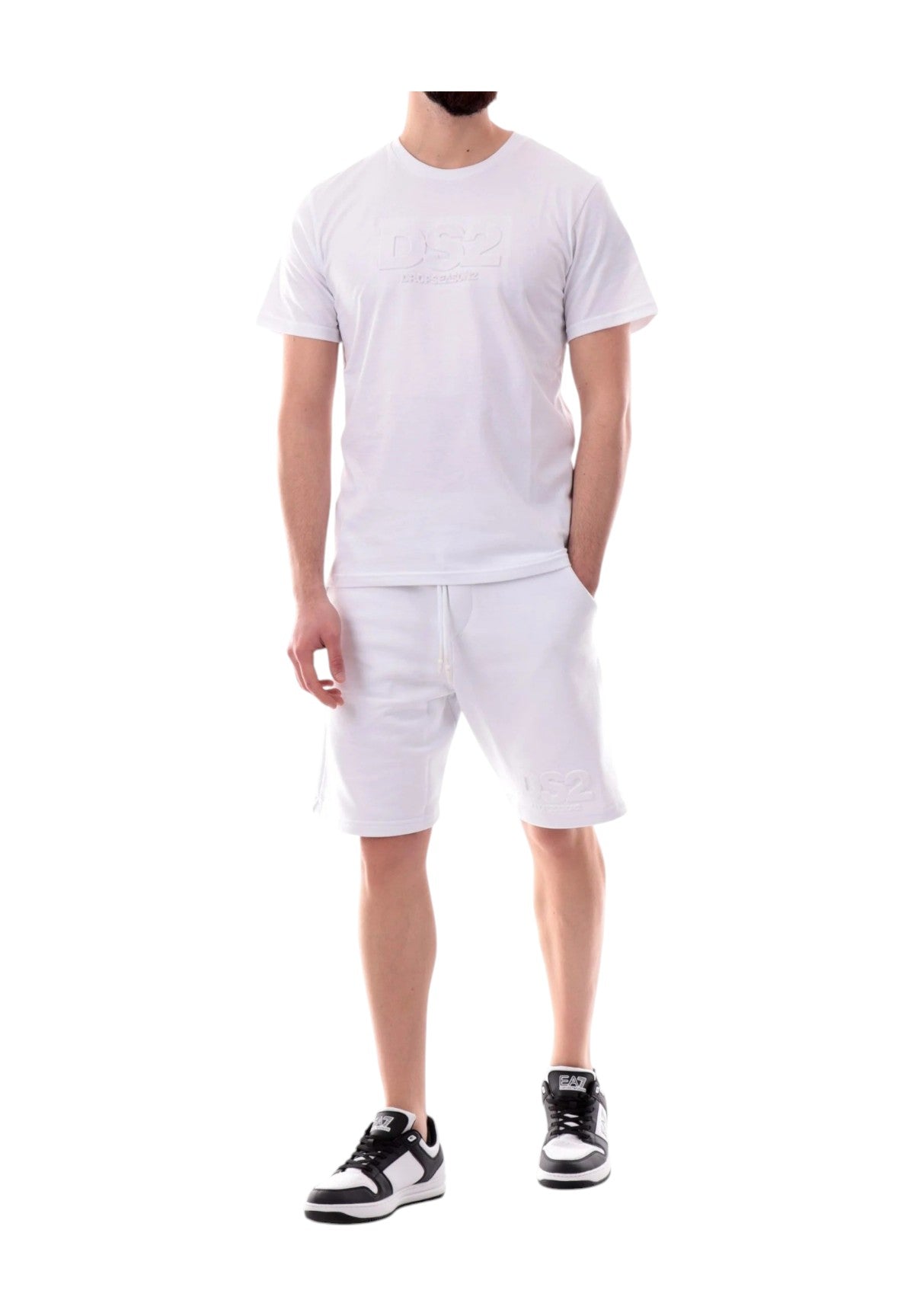 T-Shirt A Maniche Corte Ss25213 Bianco