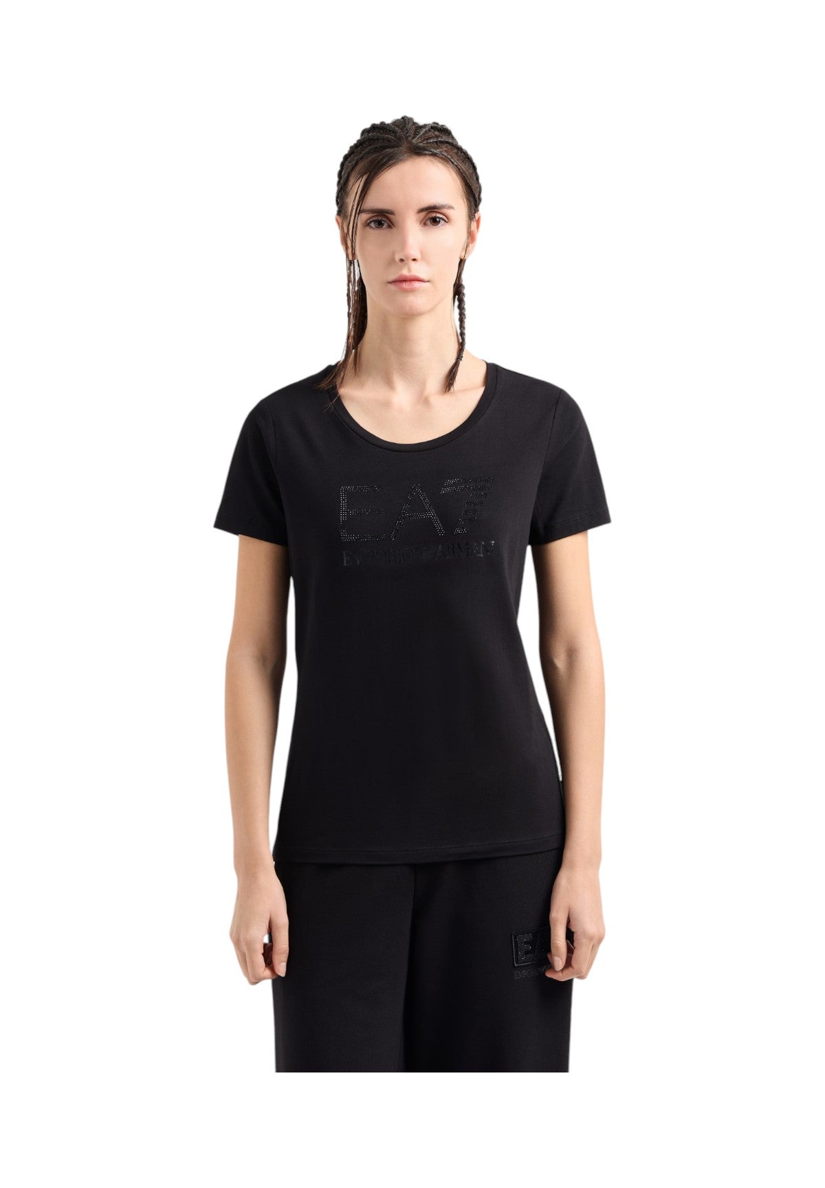 T-Shirt A Maniche Corte 7w000094 Black