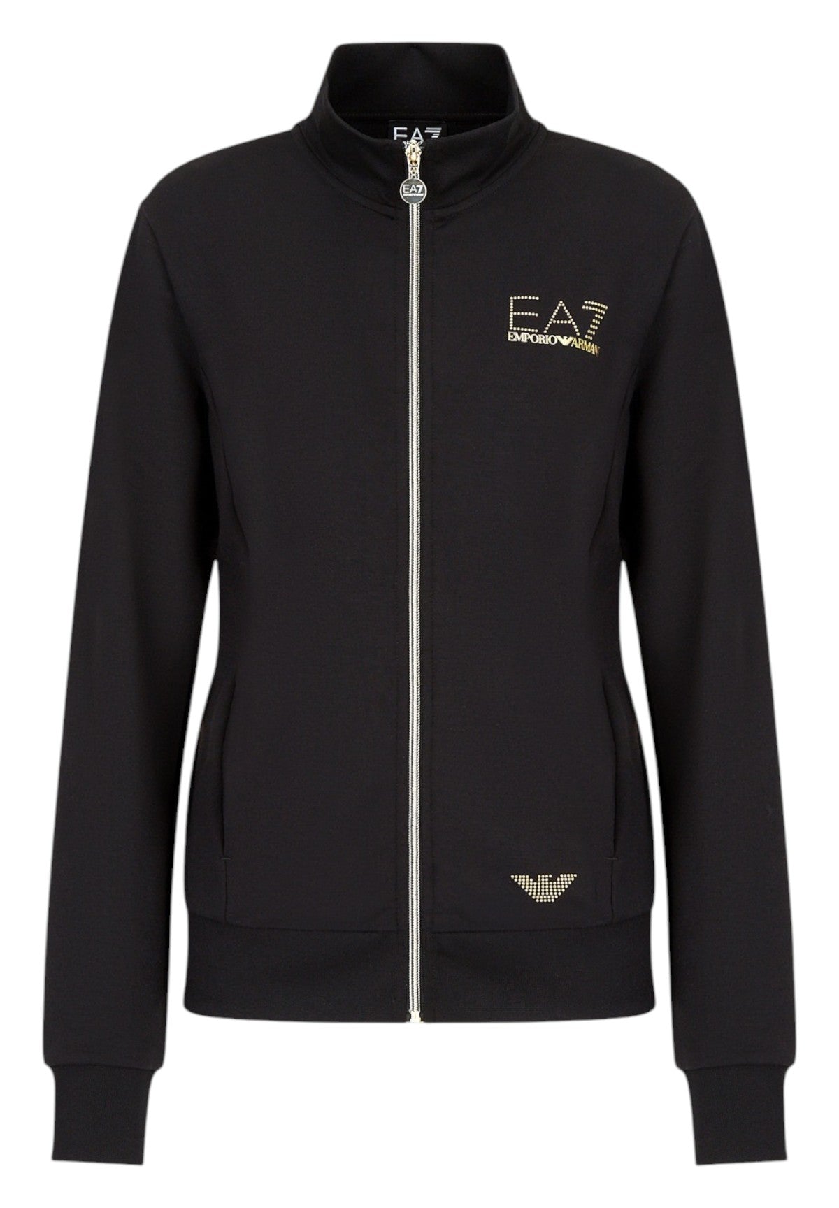 Felpa FulL-Zip 8ntm43 Black