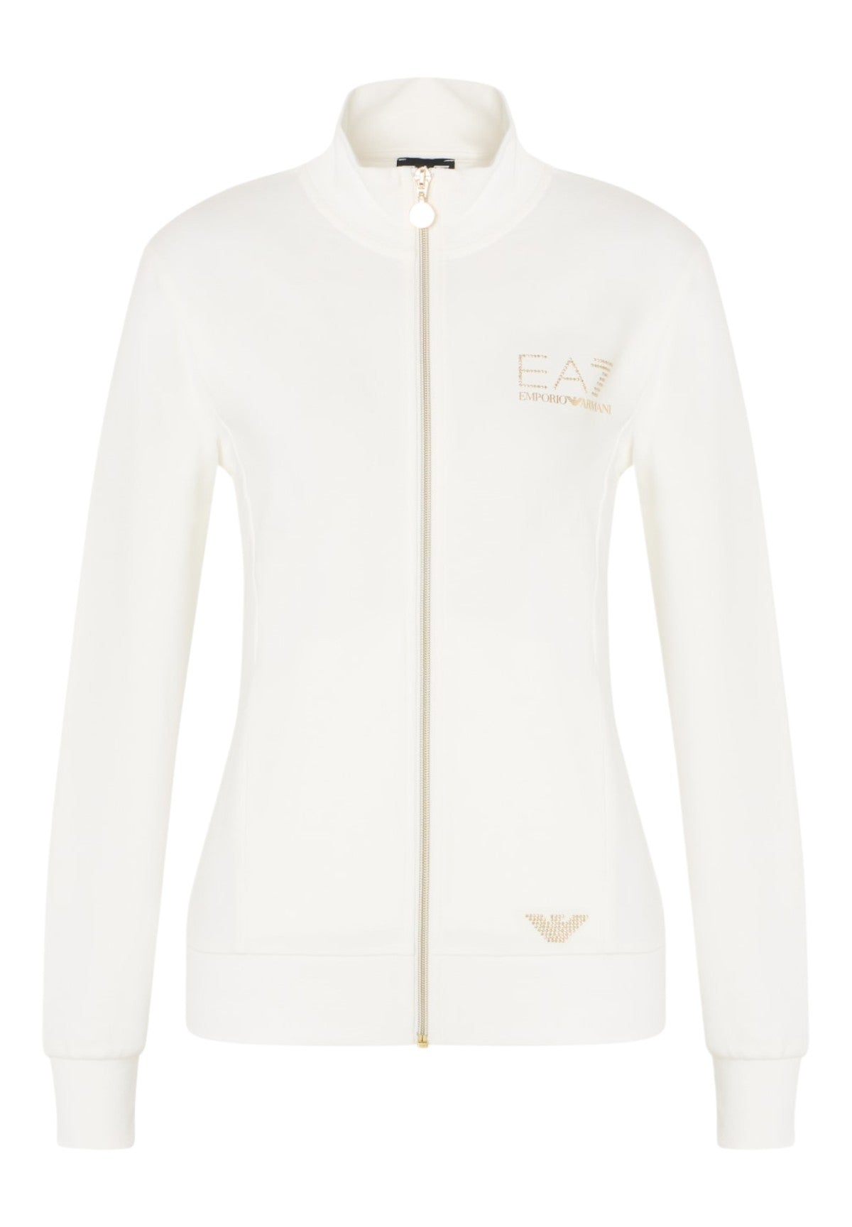 Felpa FulL-Zip 8ntm43 Star White