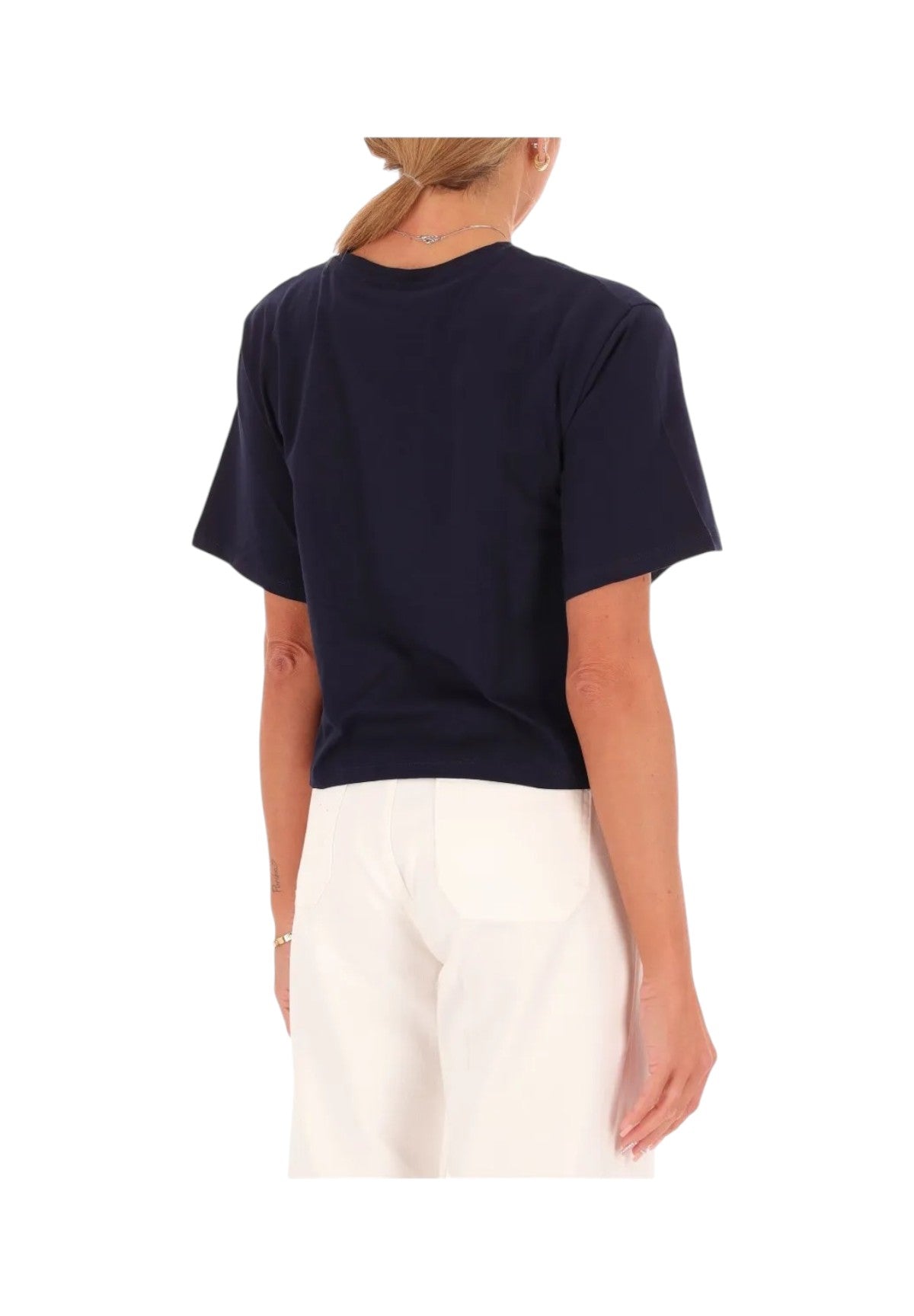 T-Shirt A Maniche Corte Addirsi Blu Notte