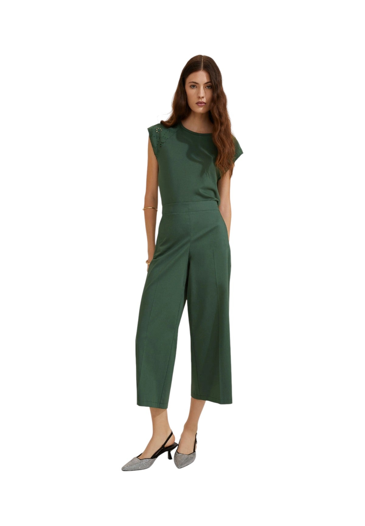 Pantaloni Tisbe Verde