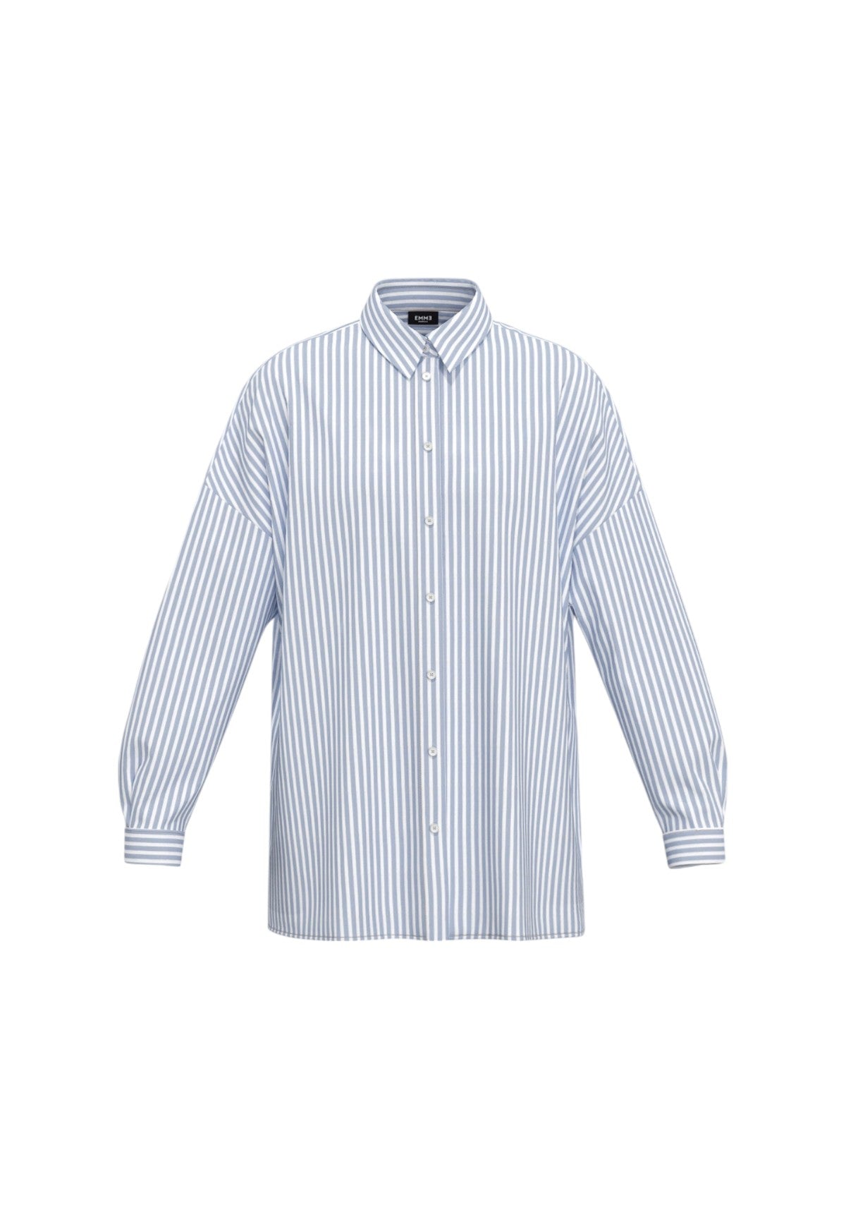 Camicia A Maniche Lunghe Trieste Azzurro