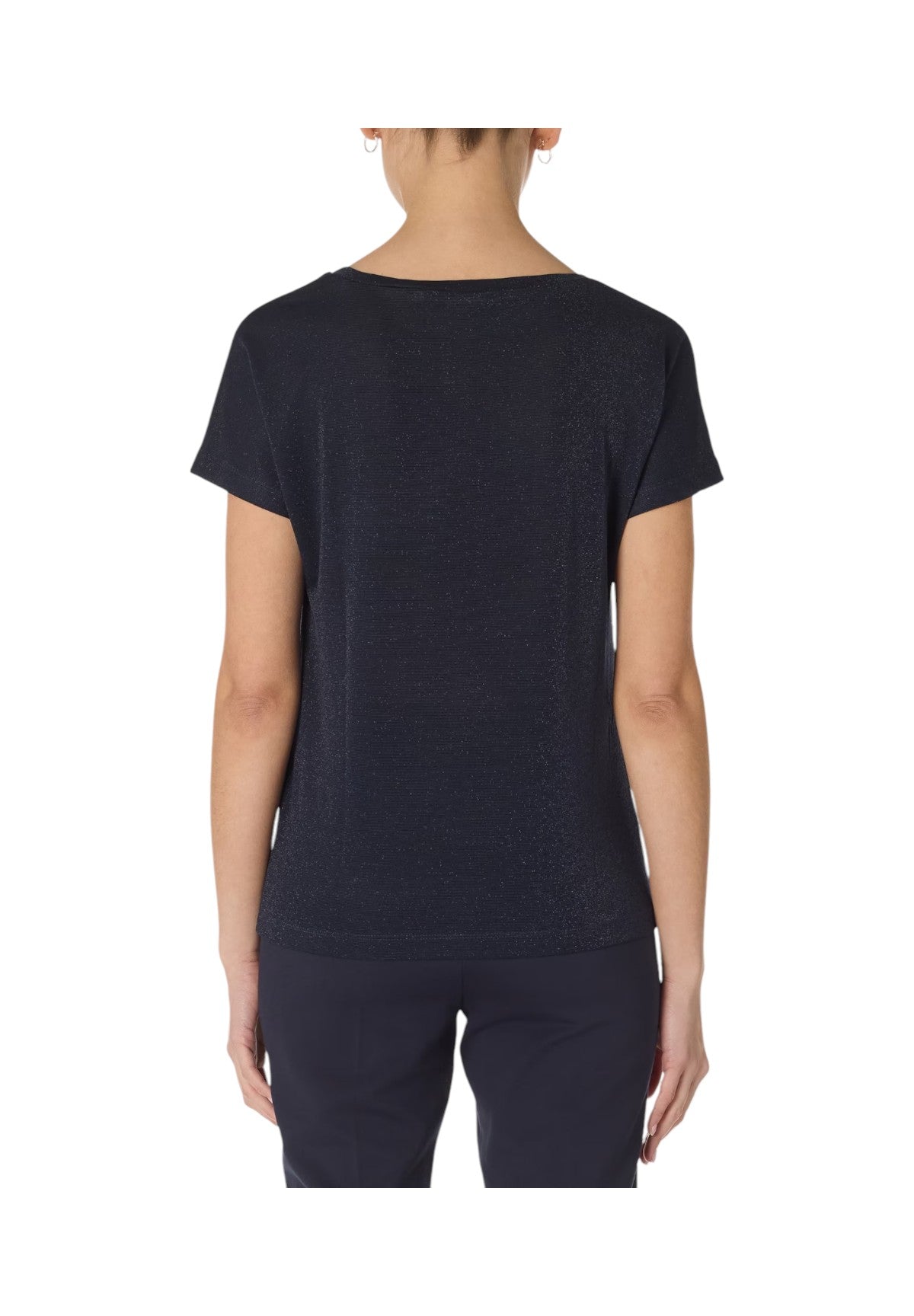 T-Shirt A Maniche Corte Zermat Blu Notte