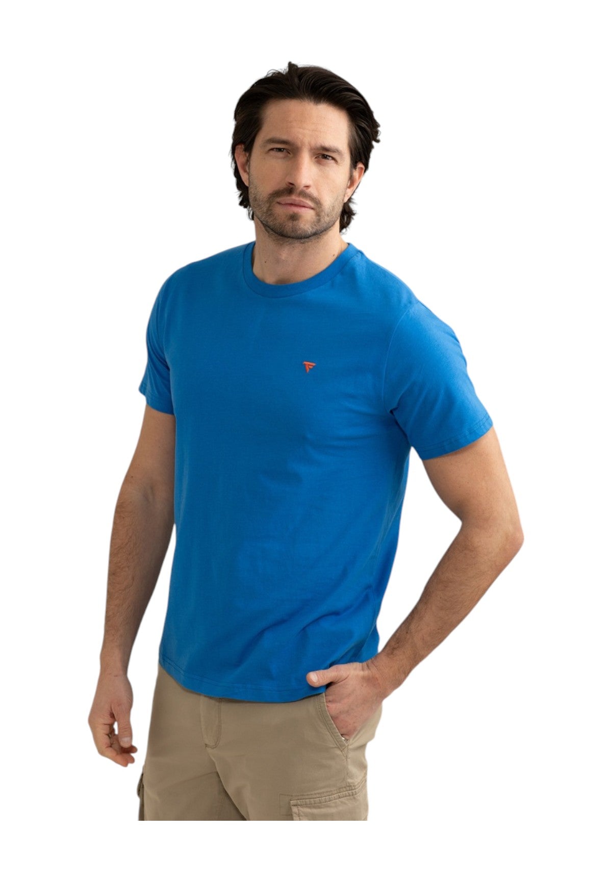 T-Shirt A Maniche Corte Fm25s01tg Bluette