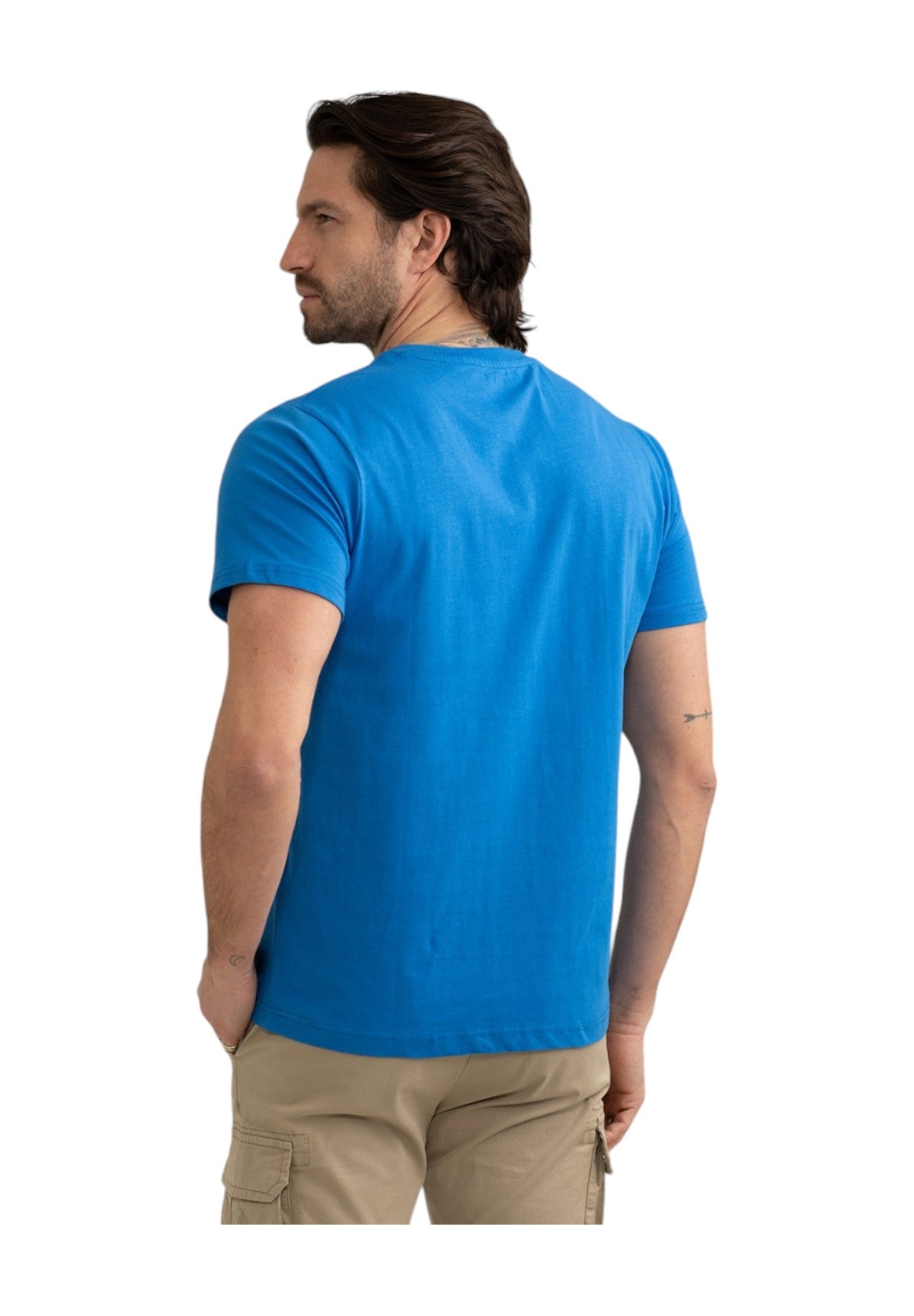 T-Shirt A Maniche Corte Fm25s01tg Bluette