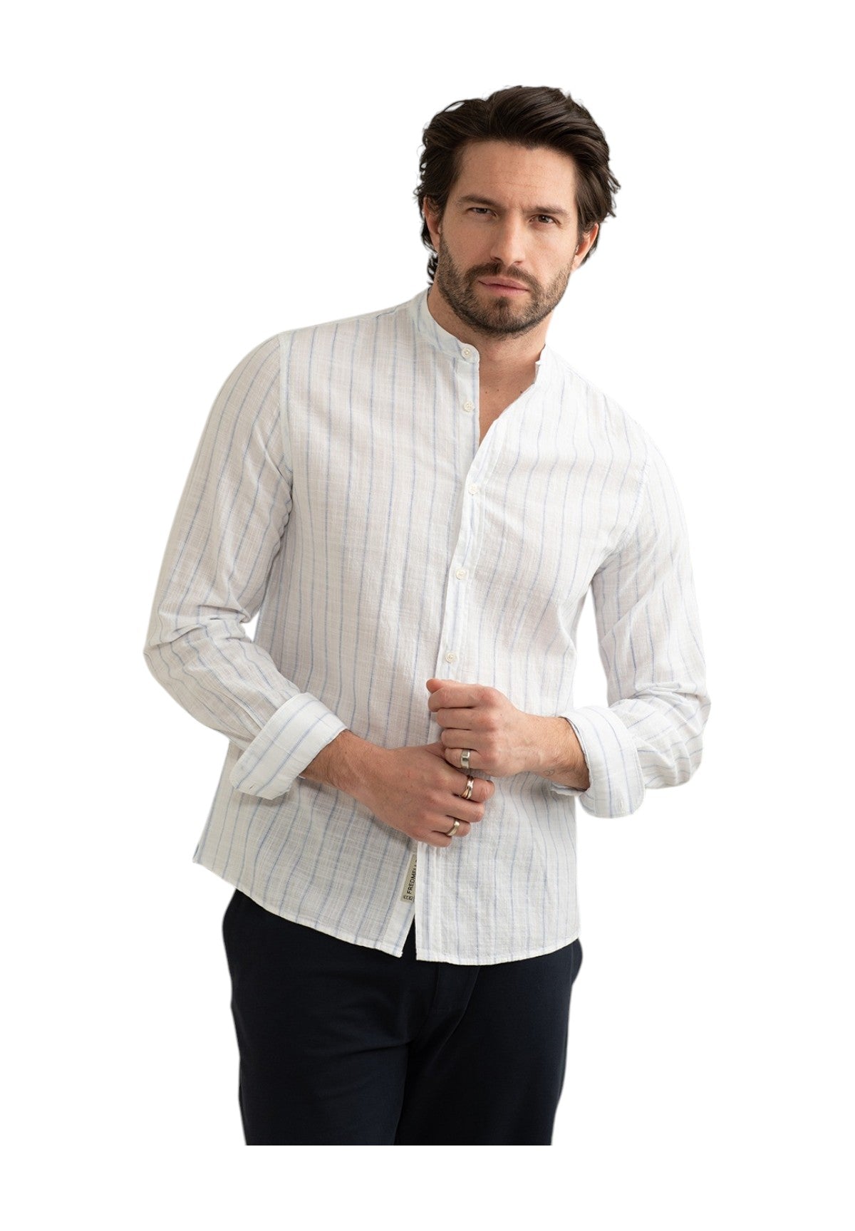 Camicia A Maniche Lunghe Fm25s08ct White